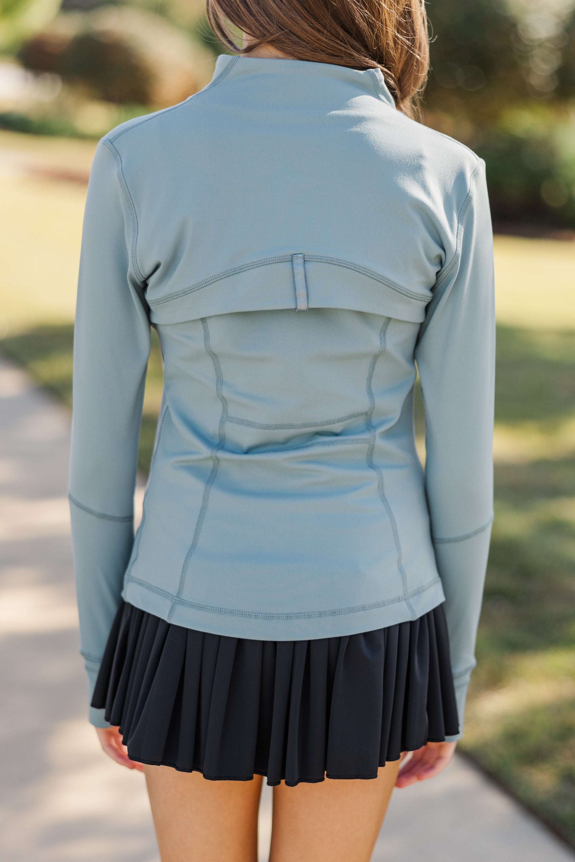 Stylish Girls' Blue 'On Your Terms' Jacket