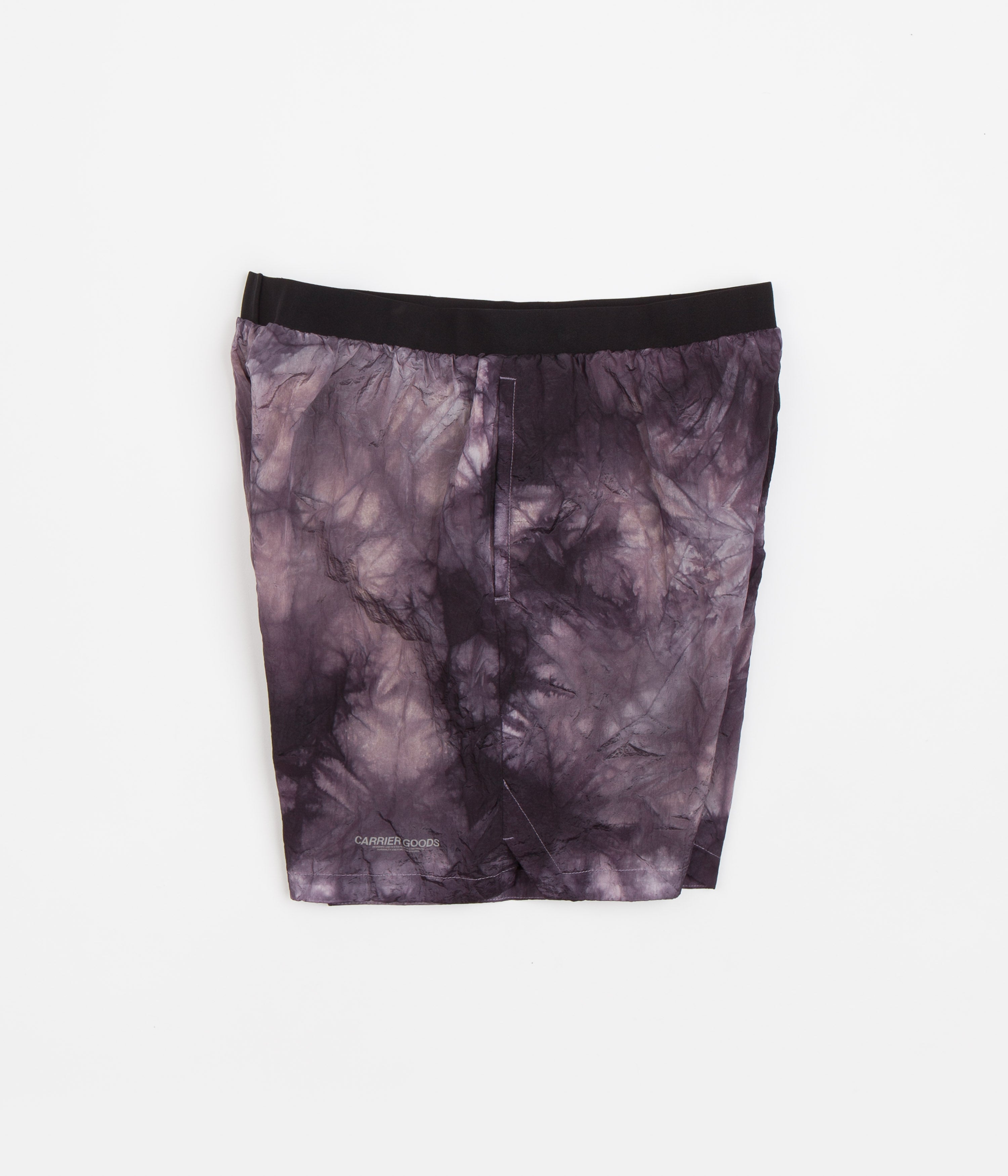 Carrier Goods Purple Tie Dye Trail Runner Shorts - Stylish and Functional