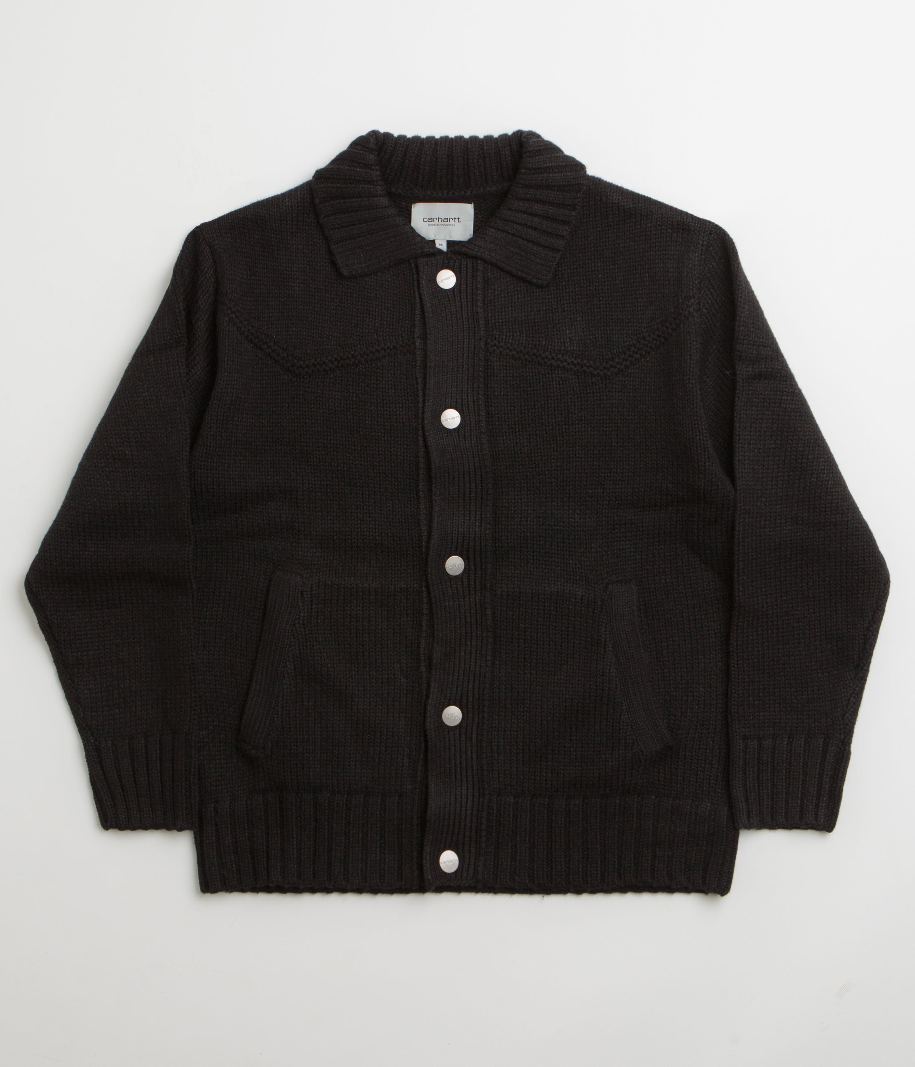 Carhartt Santa Fe Cardigan - Sleek Black Style