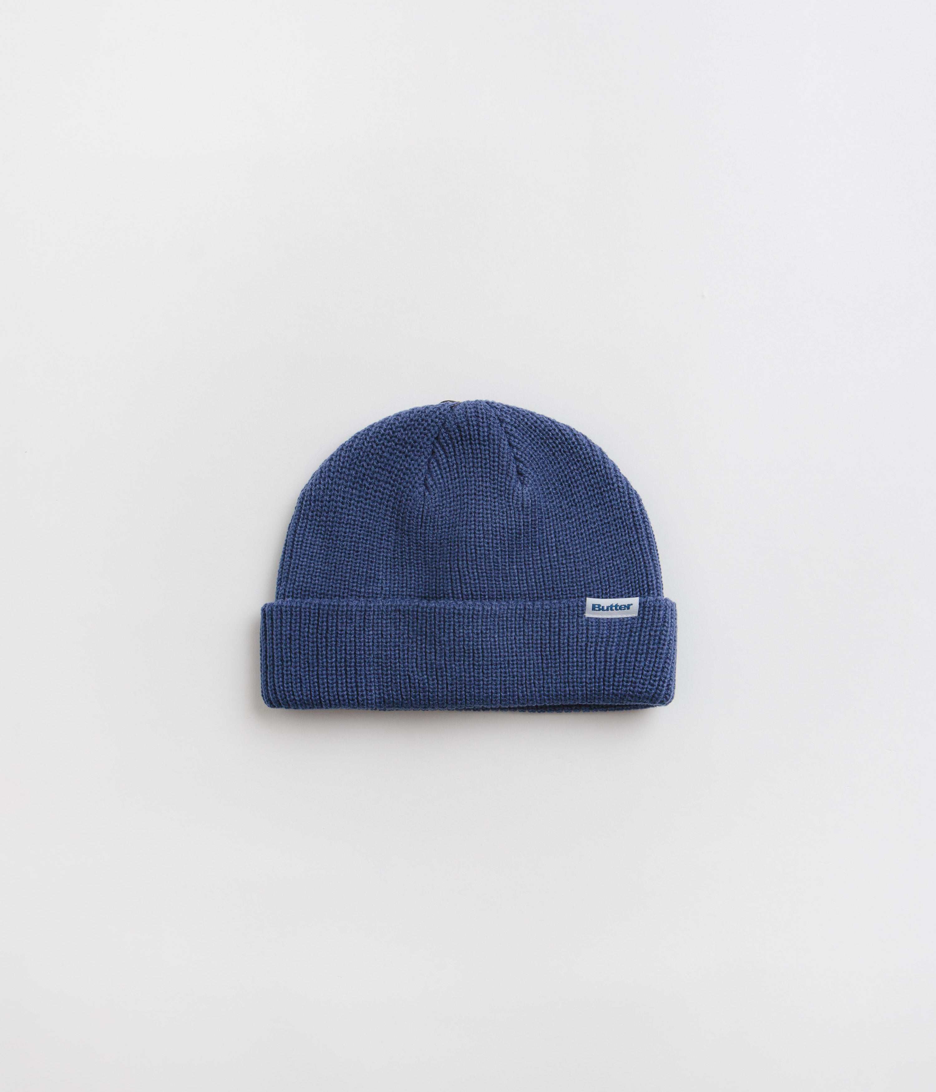 Butter Goods Wharfie Beanie - Stylish Slate & White Blend