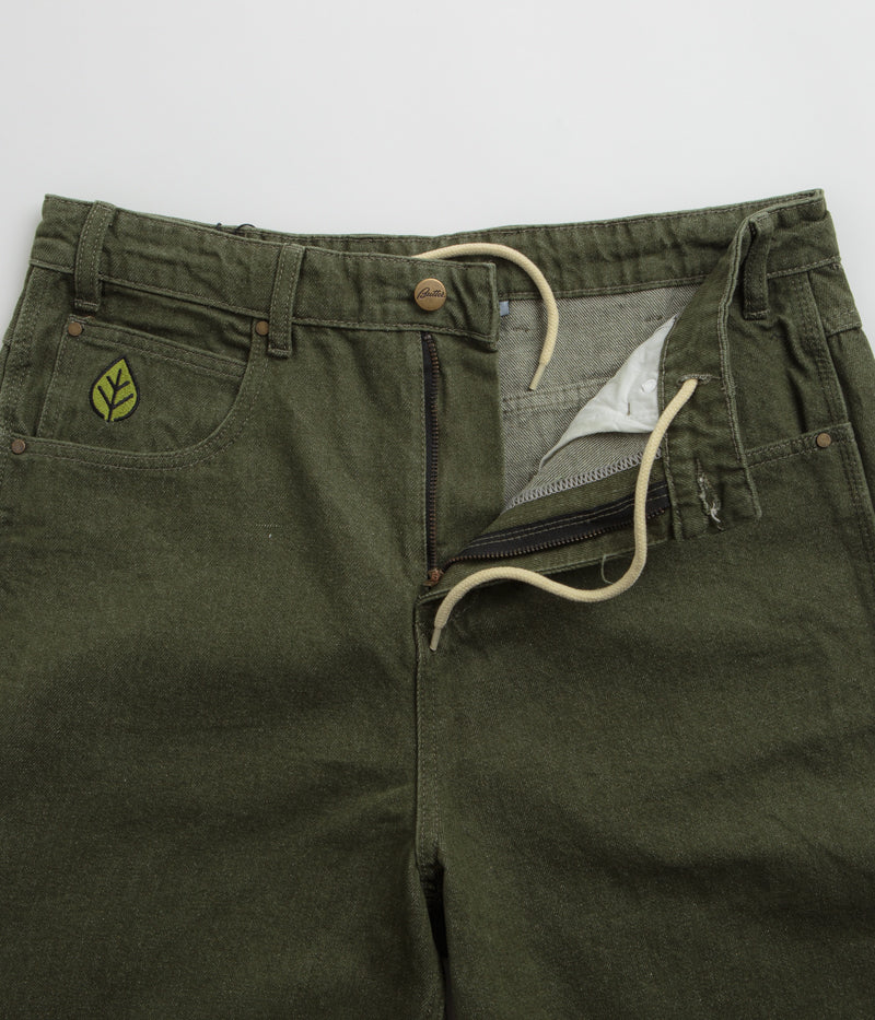 Butter Goods Weathergear Faded Army Denim Shorts - A Must - Have!
