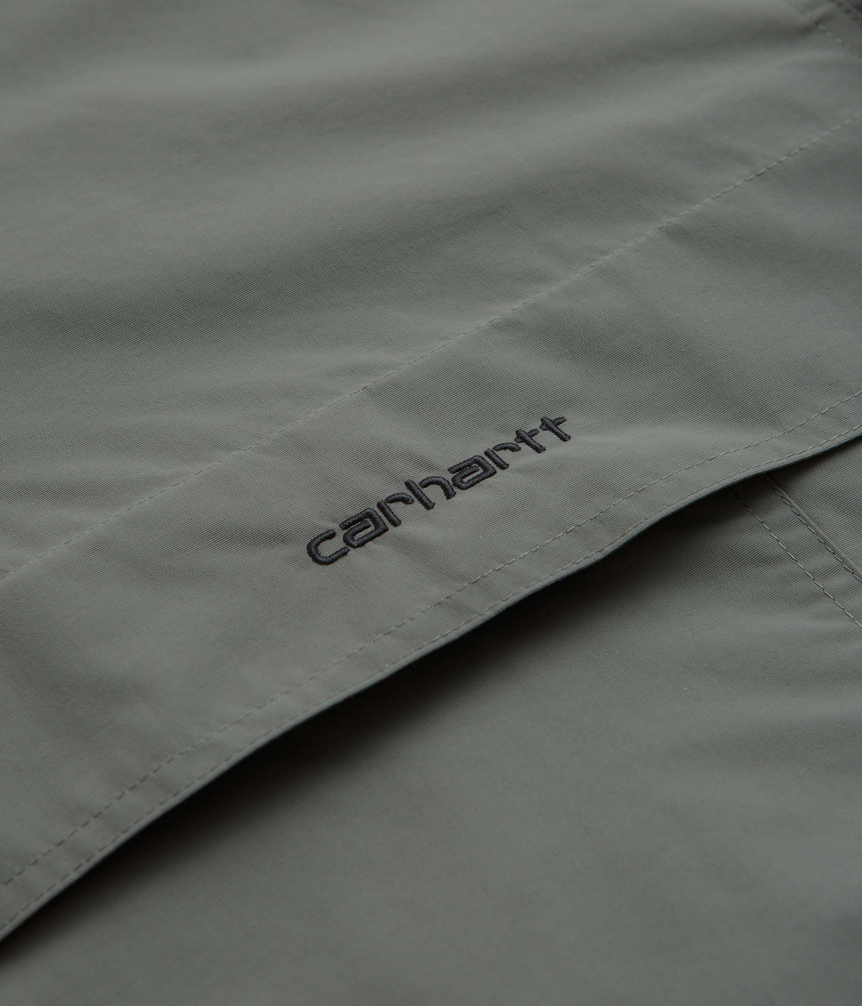 Carhartt Smoke Green/Black Windbreaker Pullover Jacket - A Must-Have!