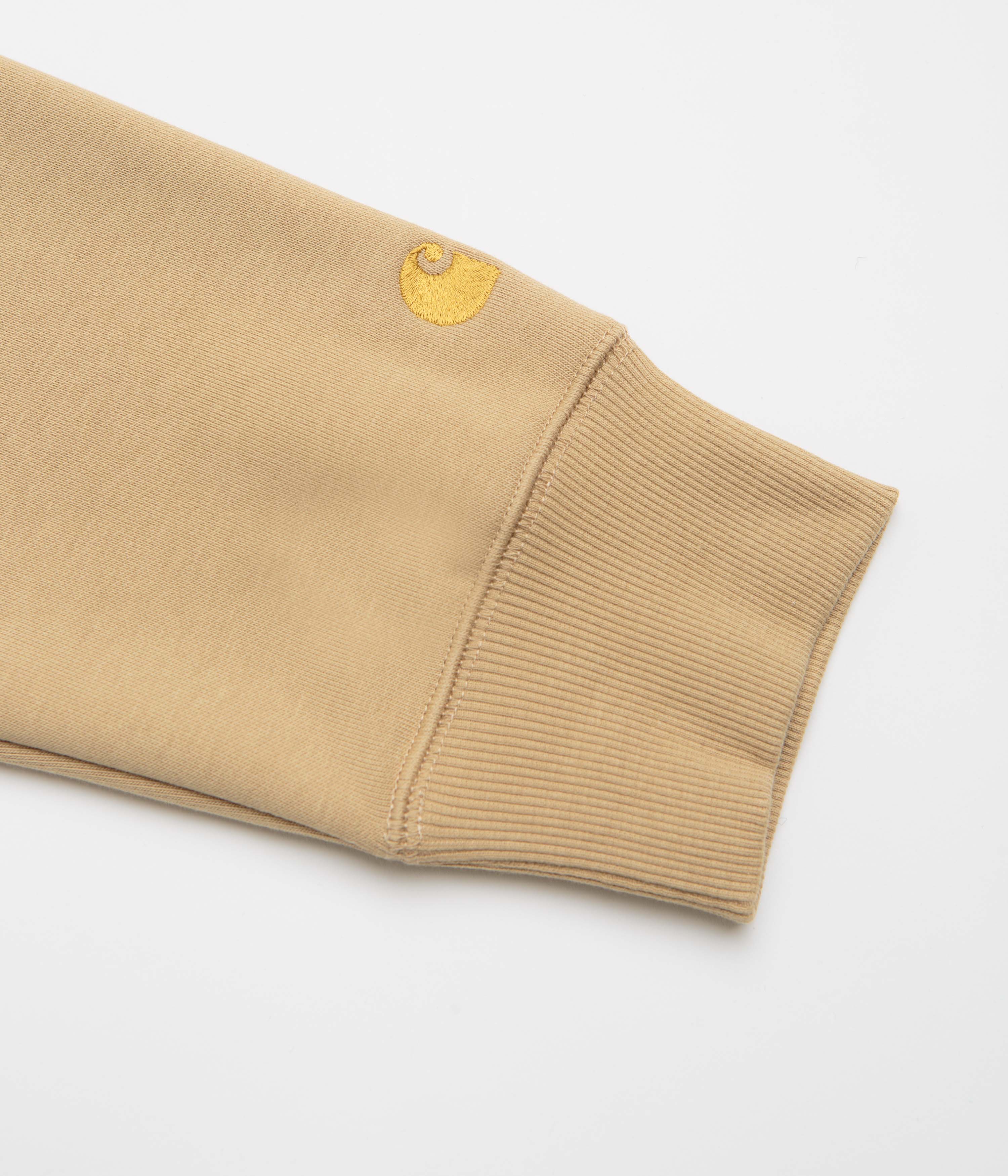 Carhartt Dusty Hamilton Brown & Gold Hooded Chase Jacket - A Stylish Essential