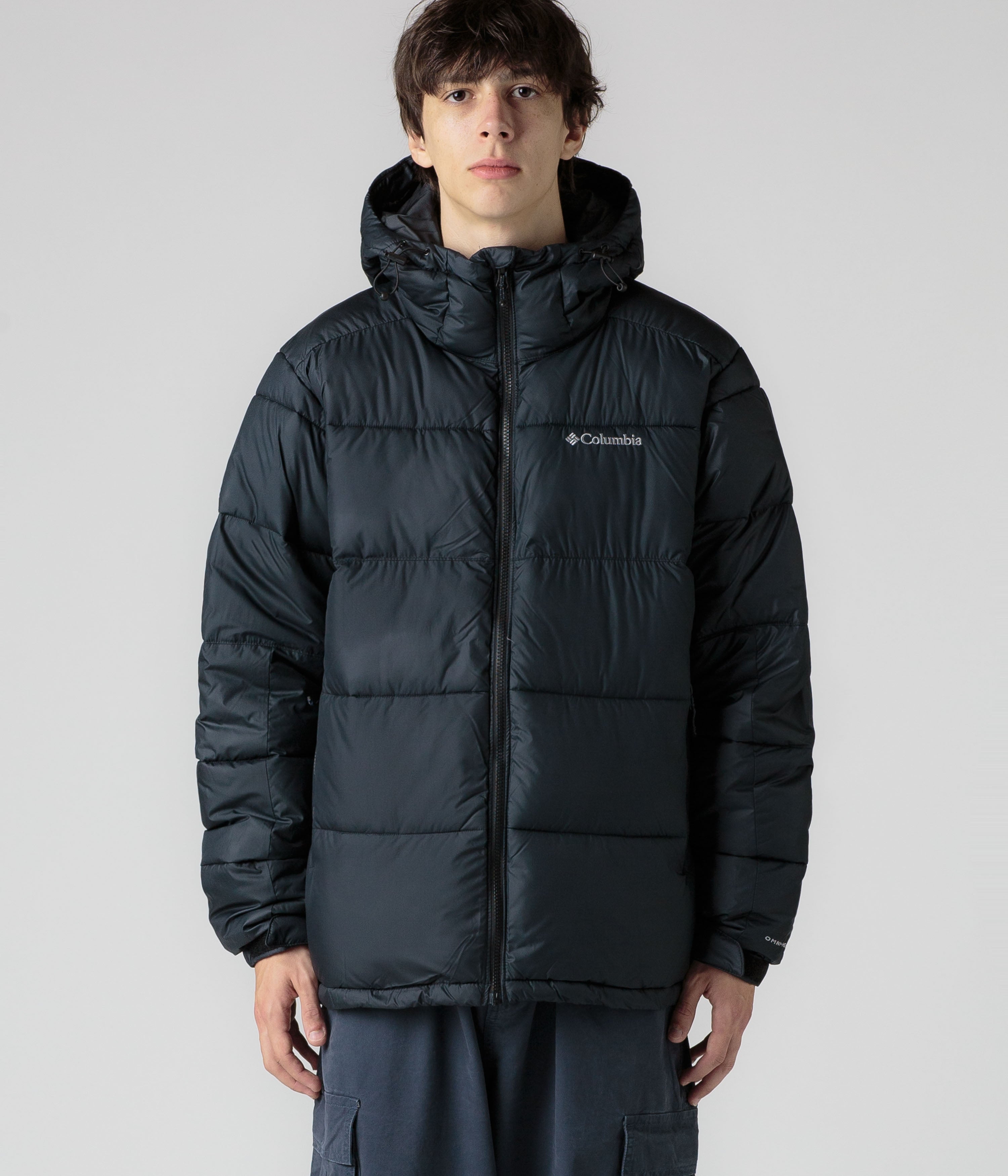 Columbia Pike Lake II Black Hooded Jacket - An Outdoor Essential!