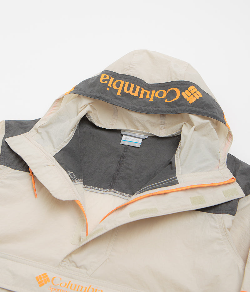 Columbia Challenger Windbreaker Anorak - Stylish Dark Stone/Shark