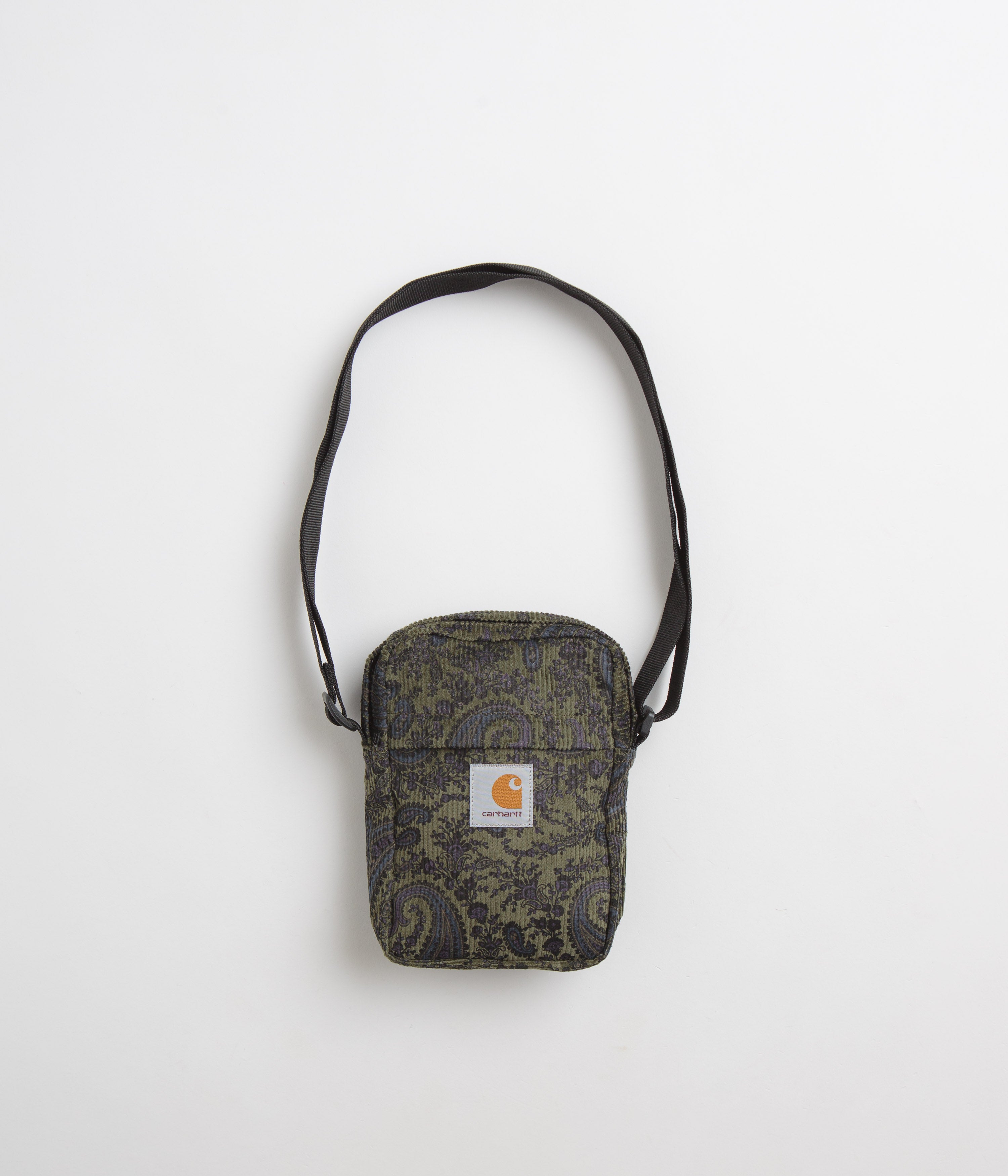 Carhartt Flint Shoulder Pouch - Stunning Paisley Print & Plant Design