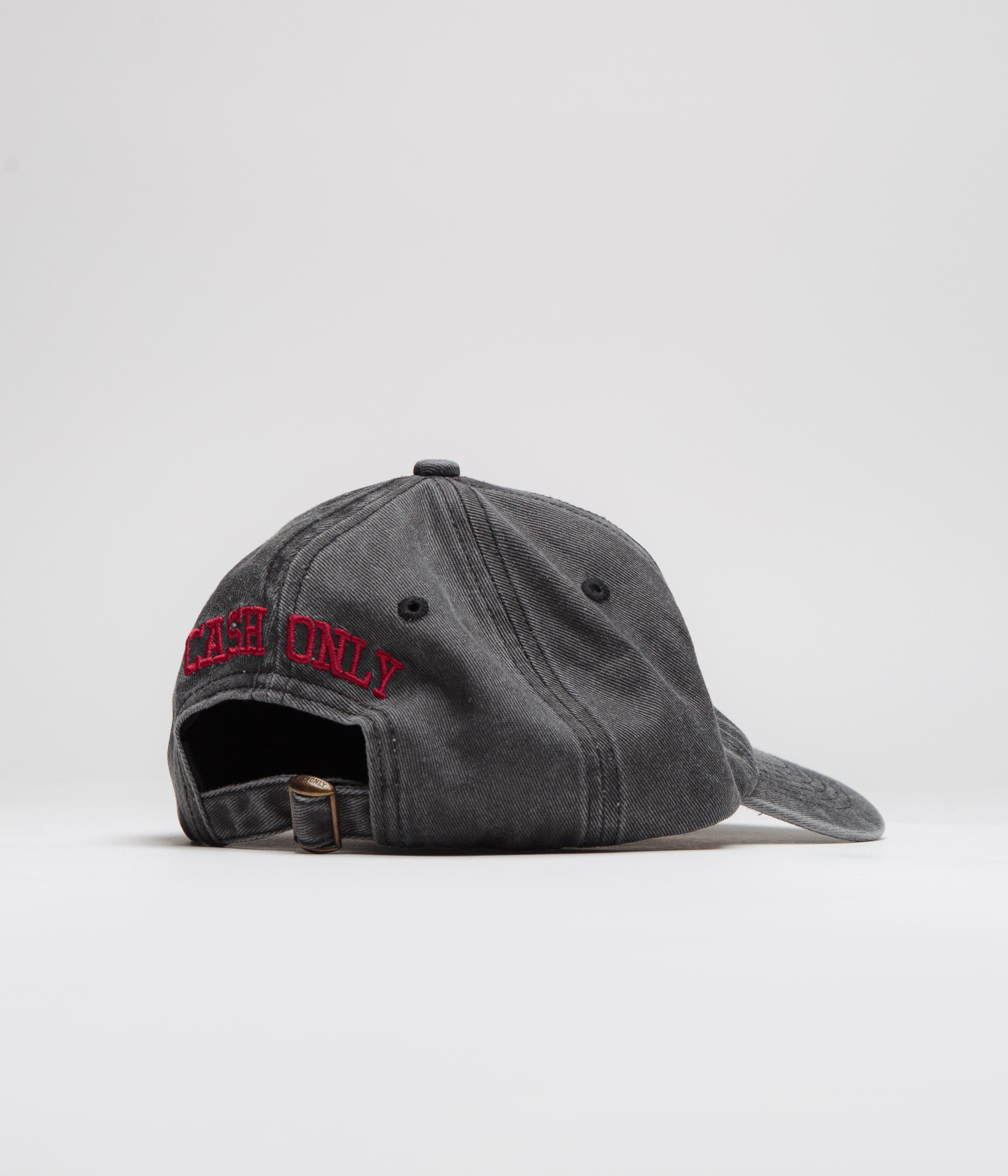 Cash Only Washed Black Campus Cap - A Must-Have!