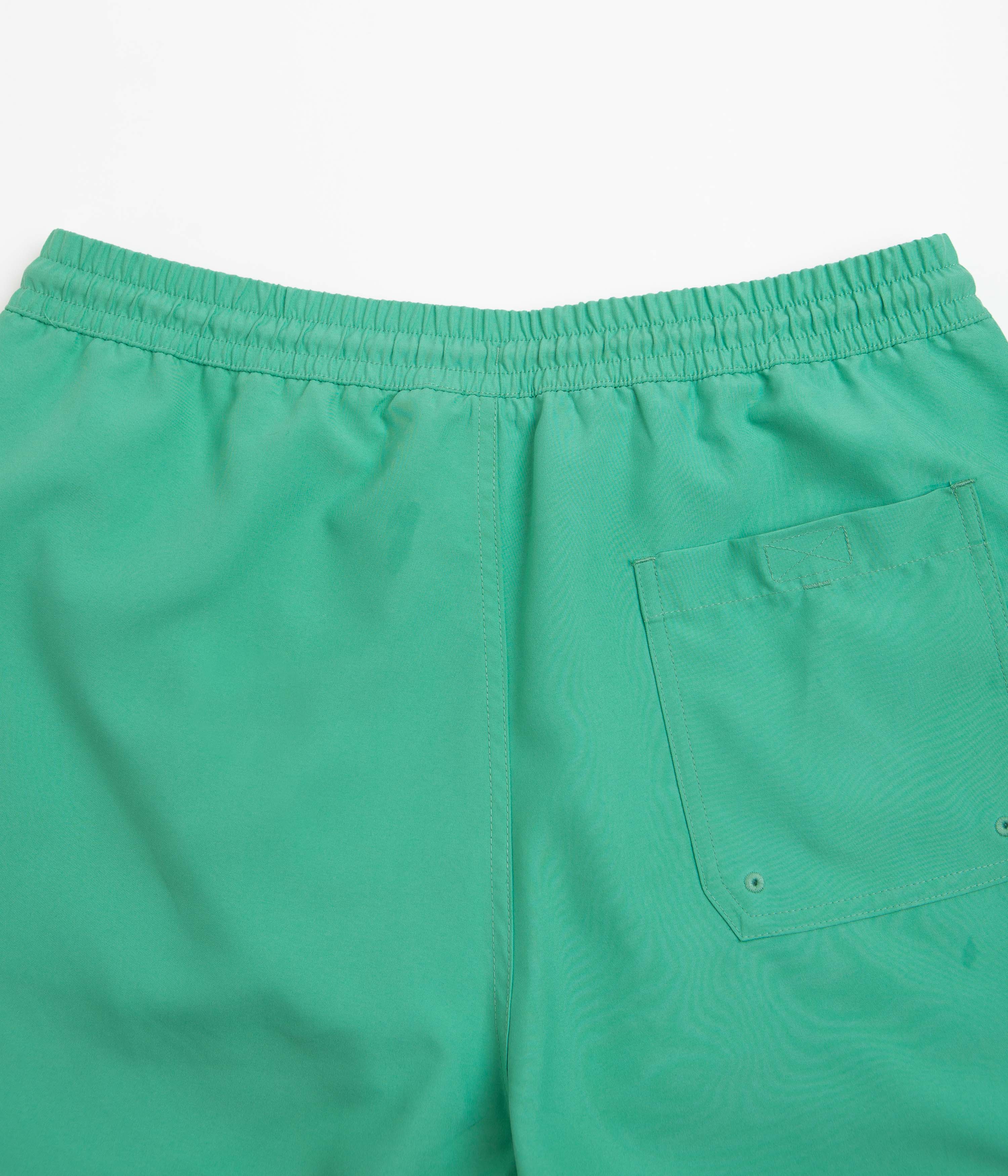 Carhartt Aqua Green & Gold Swim Trunks - Dive into Style!