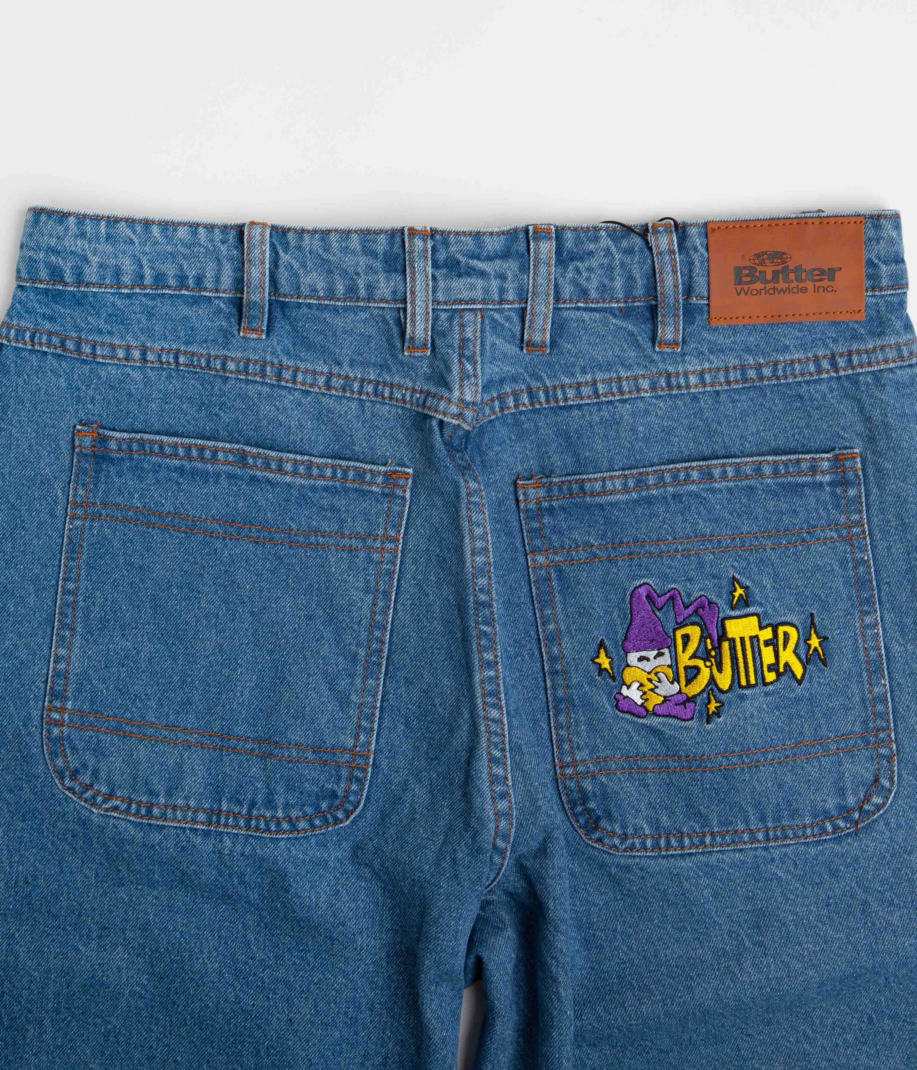 Butter Goods Wizard Jeans - Washed Indigo: Skate Style Essential
