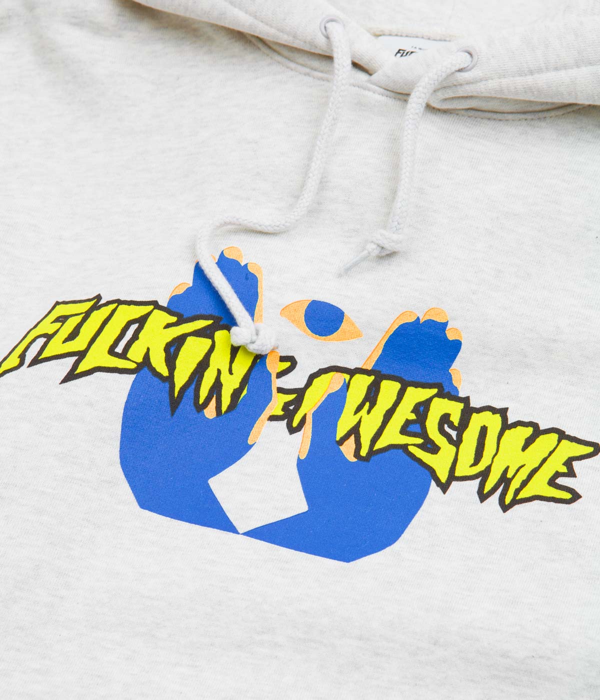 Fucking Awesome High Ground Hoodie - Stunning Heather Grey