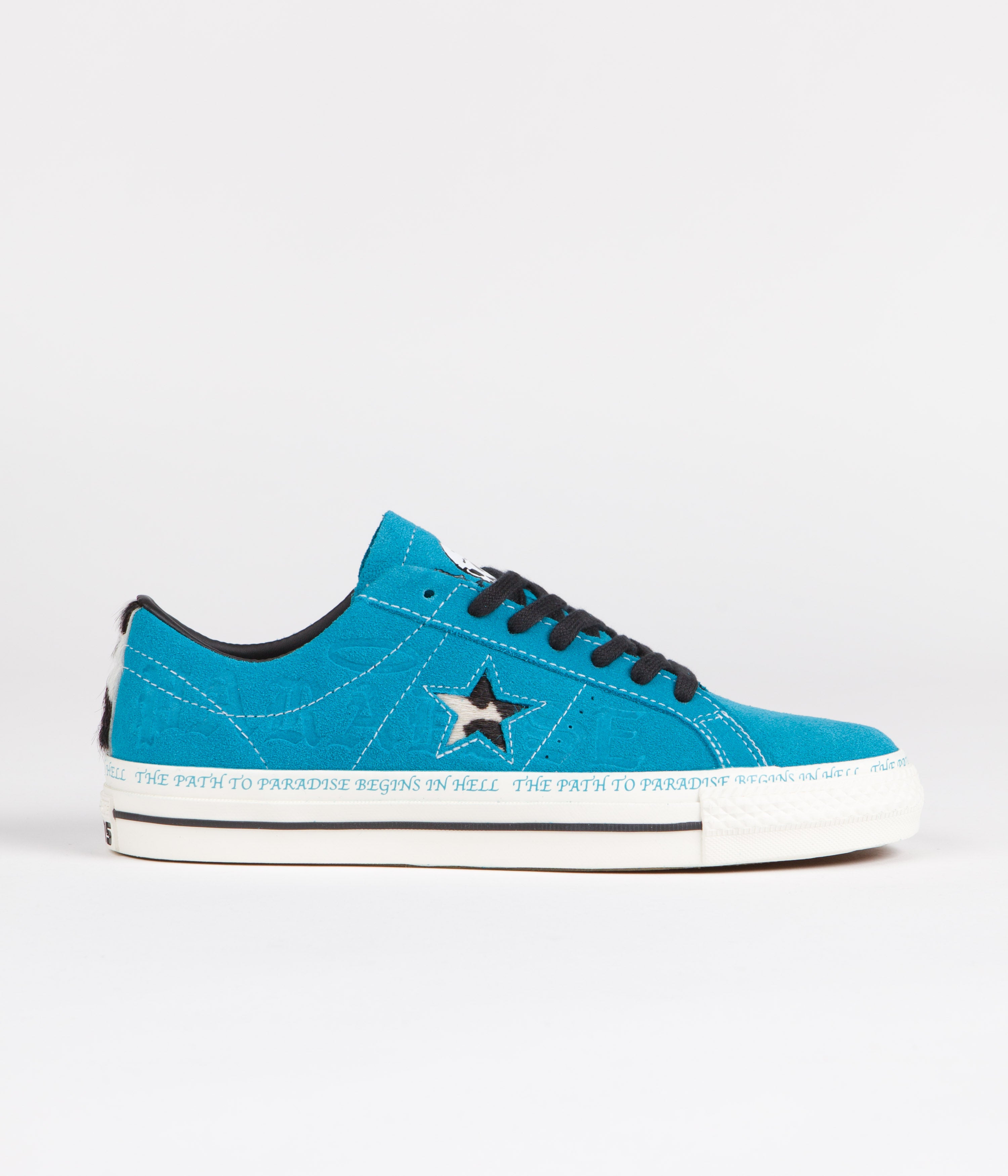 Converse One Star Pro Ox Sean Pablo Skate Shoes - Rapid Teal / Black / Egret