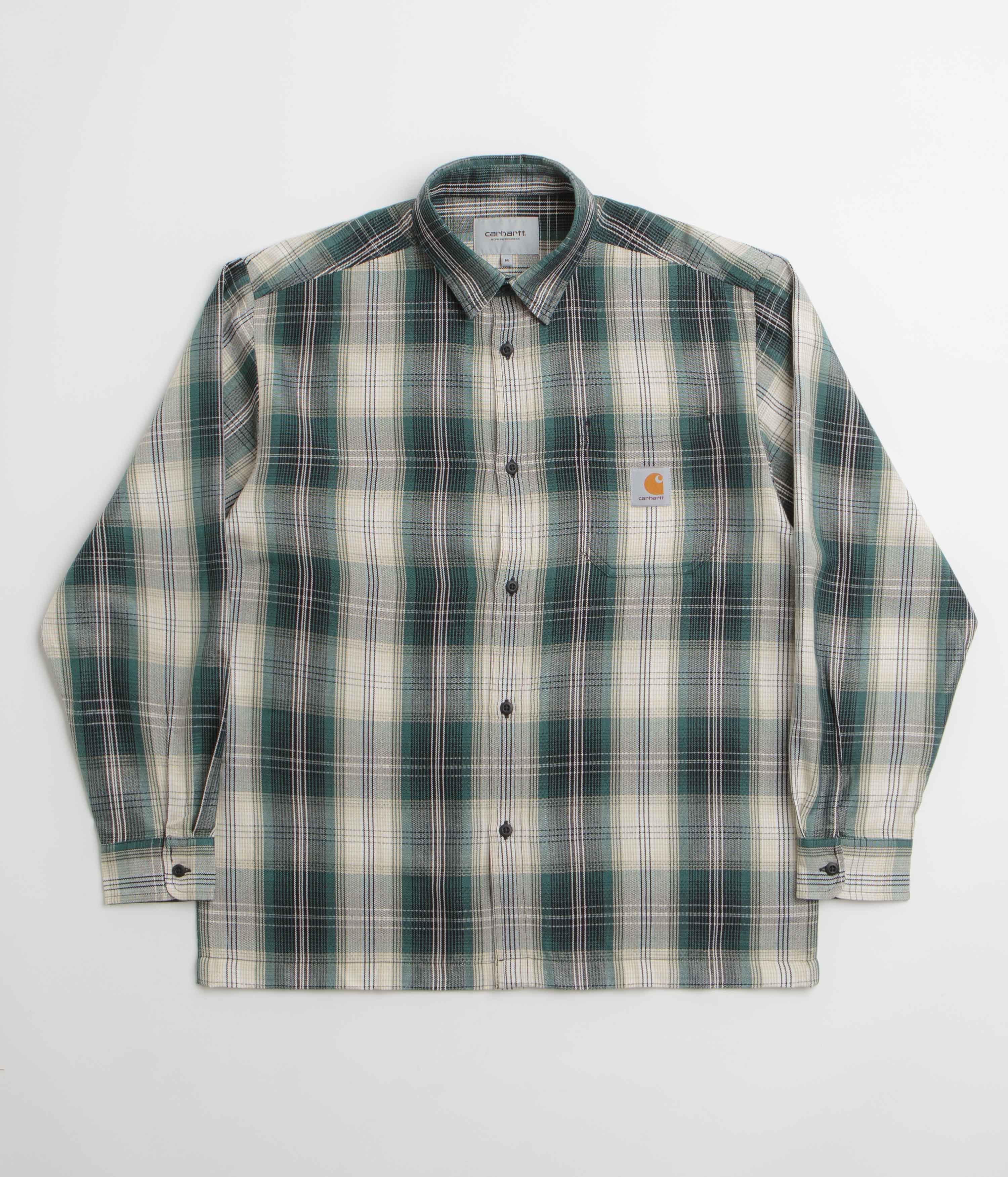 Carhartt Blanton Shirt - Stunning Blanton Check in Malachite