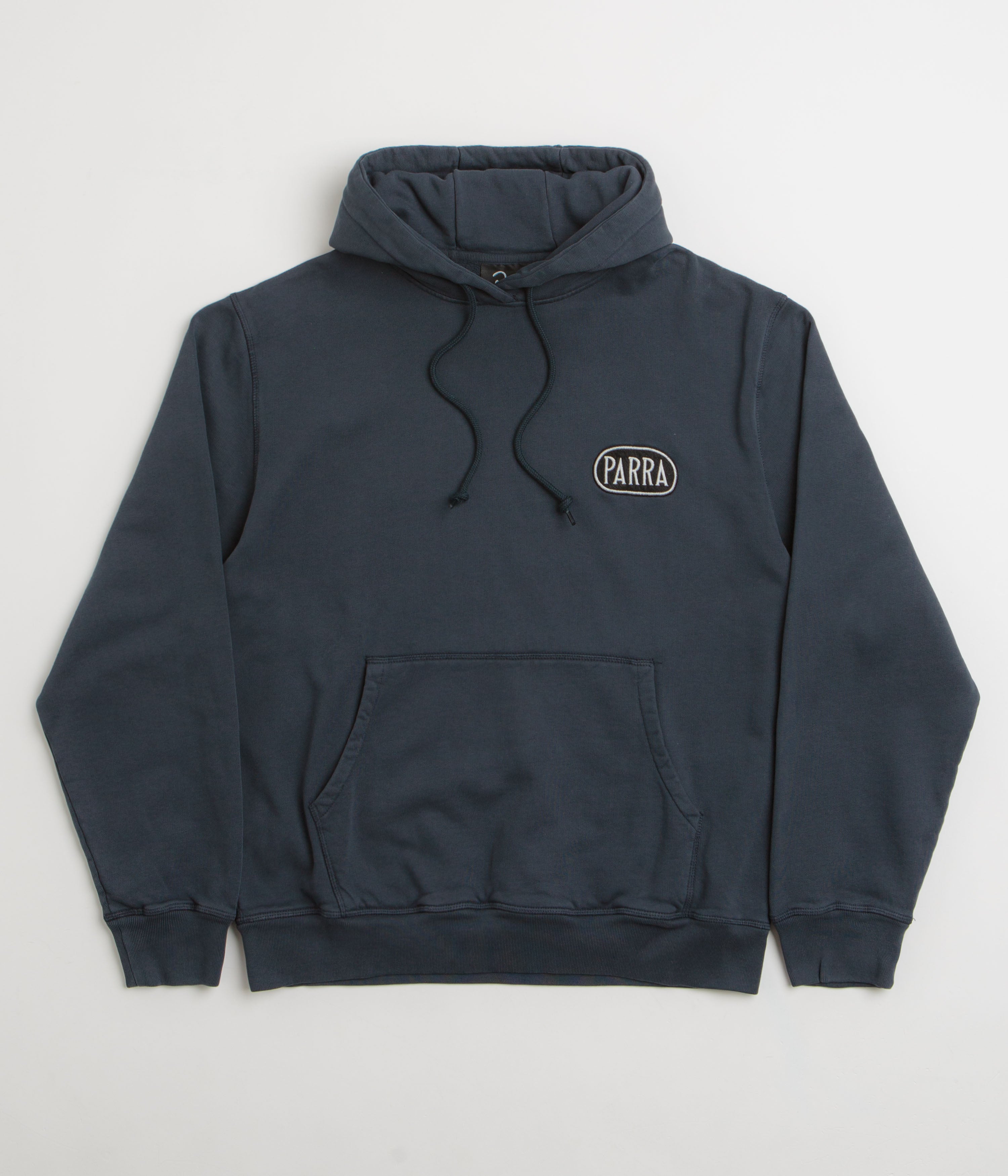 Stunning by Parra Oval Logo Hoodie in Washed Blue - Grab Yours Now!