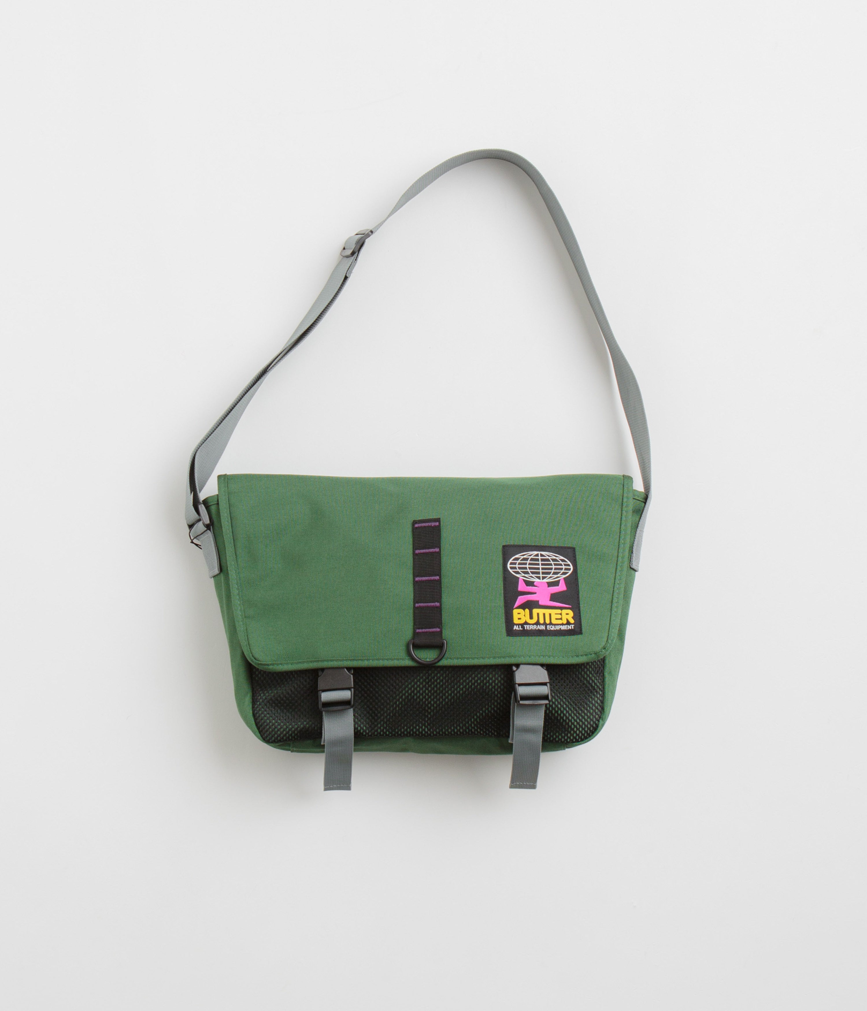 Butter Goods Green/Grey Commute Side Bag - Ideal for Every Day and Travel