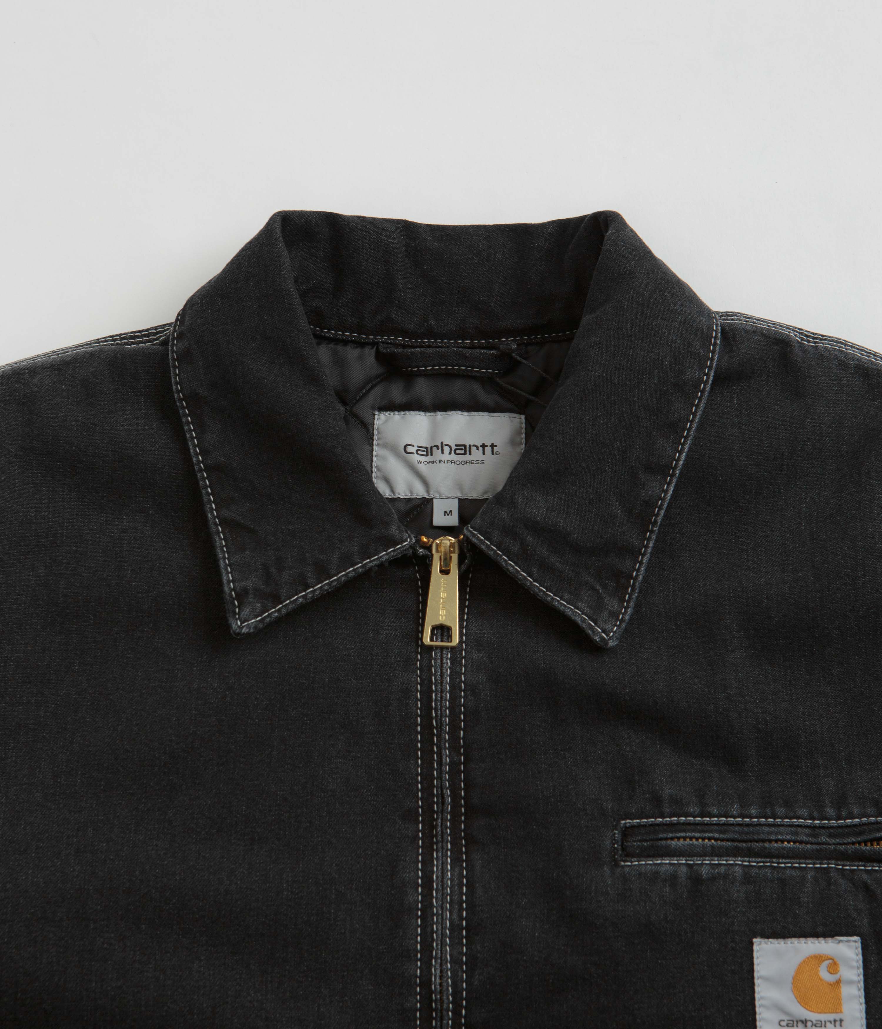 Carhartt OG Detroit Jacket - Stunning Black Stone Wash