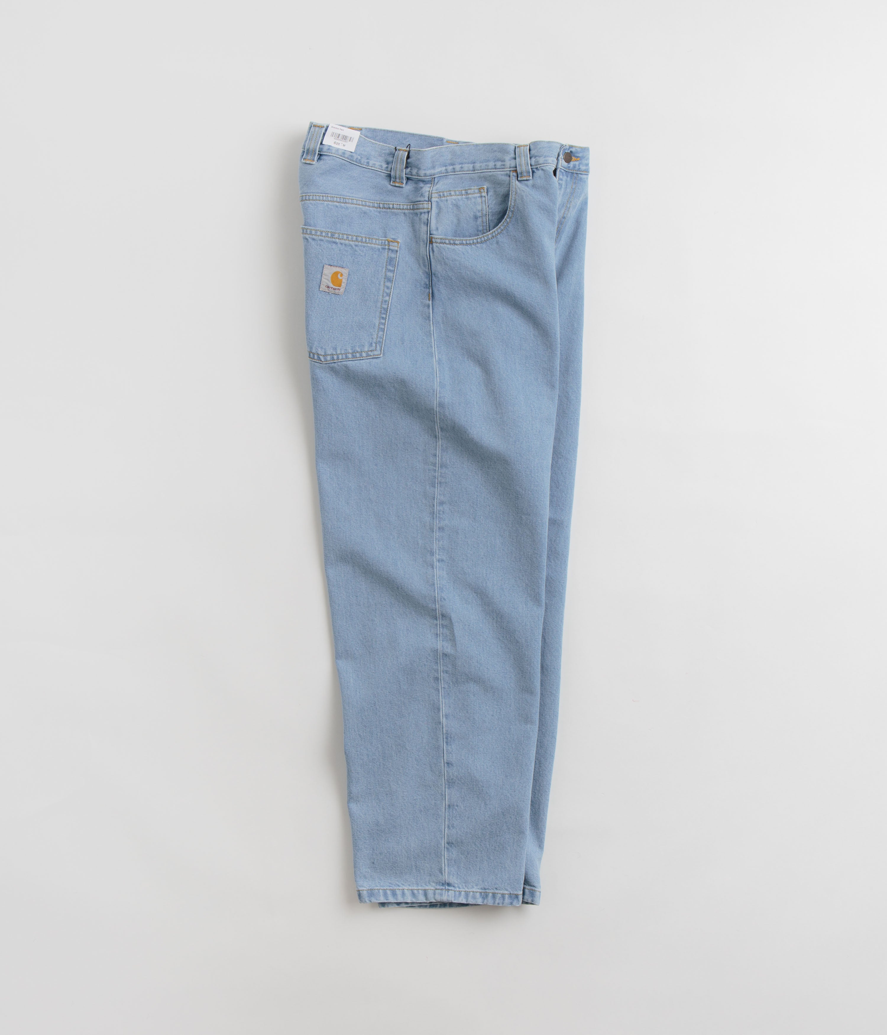 Carhartt Brandon Blue Heavy Stone Bleach Denim Pants - Unleash Your Style!