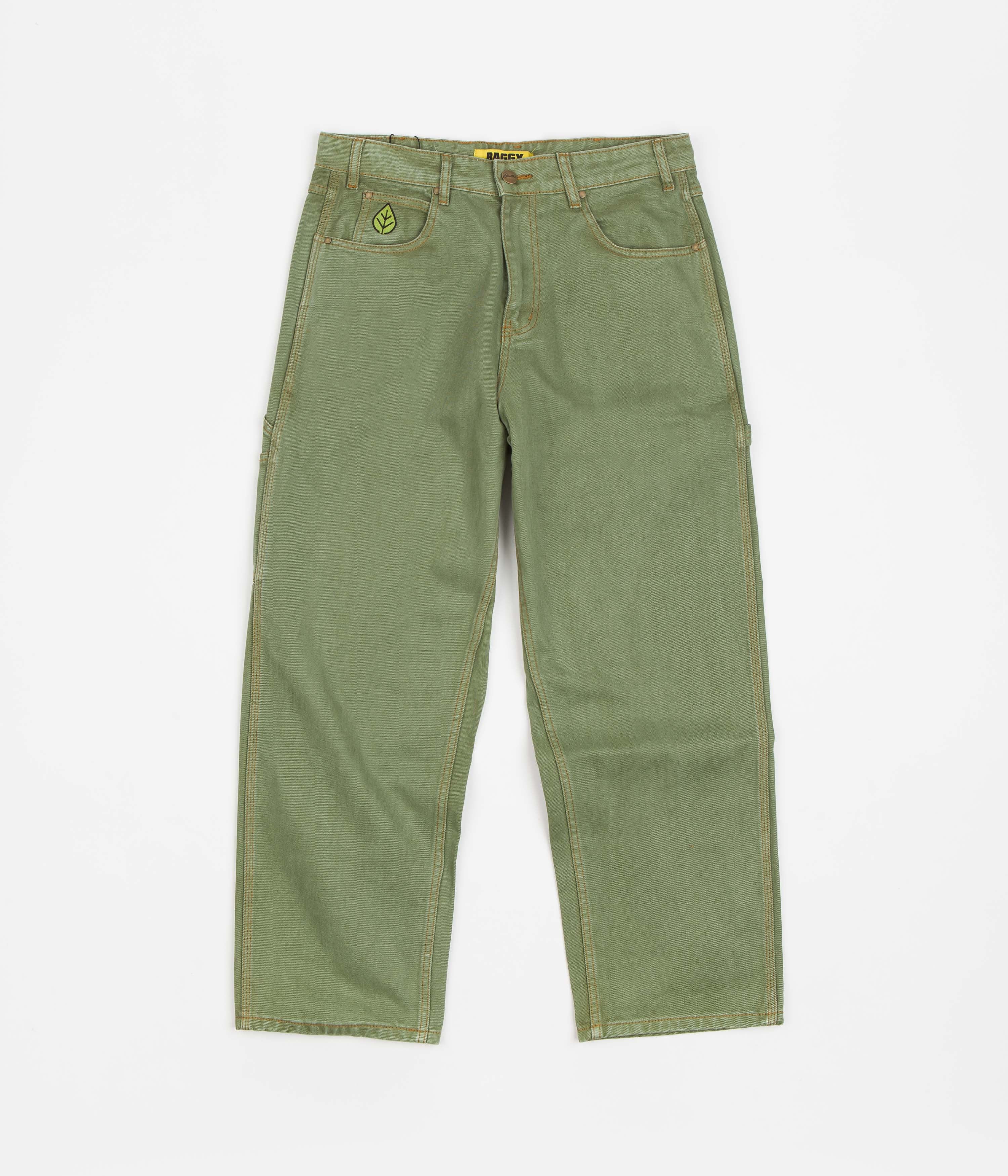 Butter Goods Army Green Weathergear Heavyweight Jeans - A Skater's Dream
