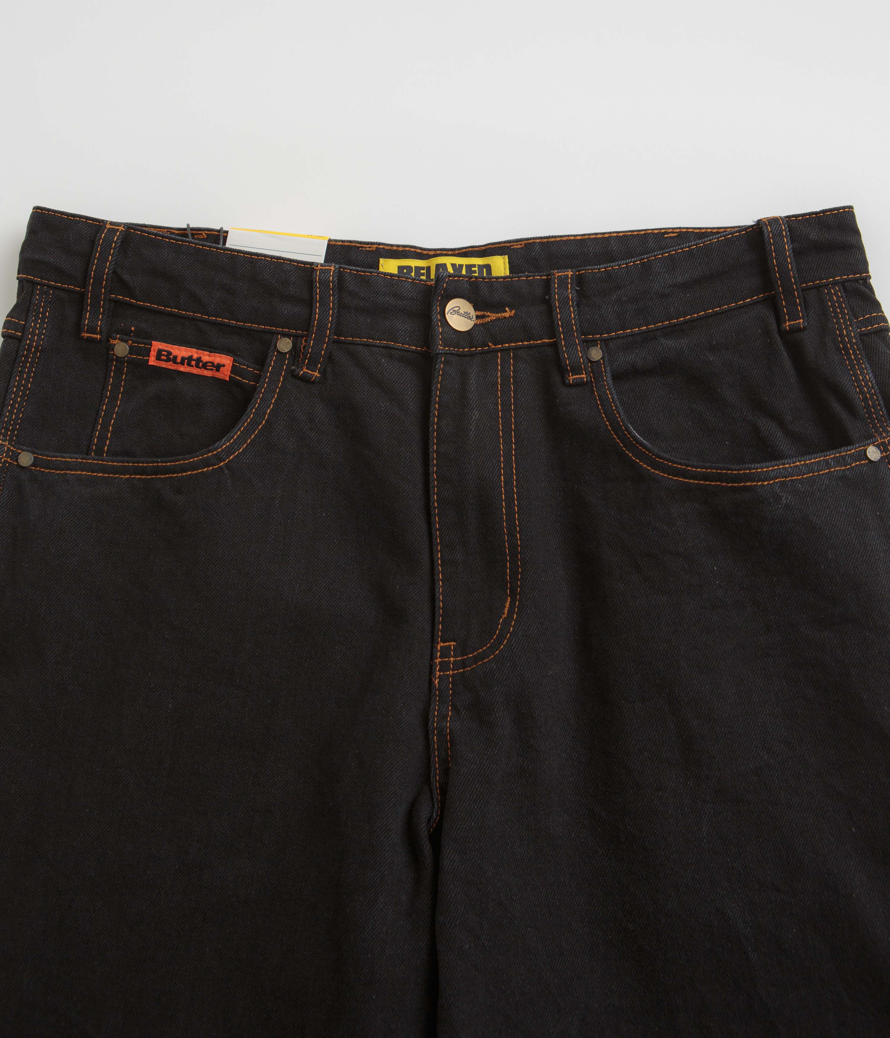 Butter Goods Washed Black Relaxed-Fit Jeans: A Skater's Dream