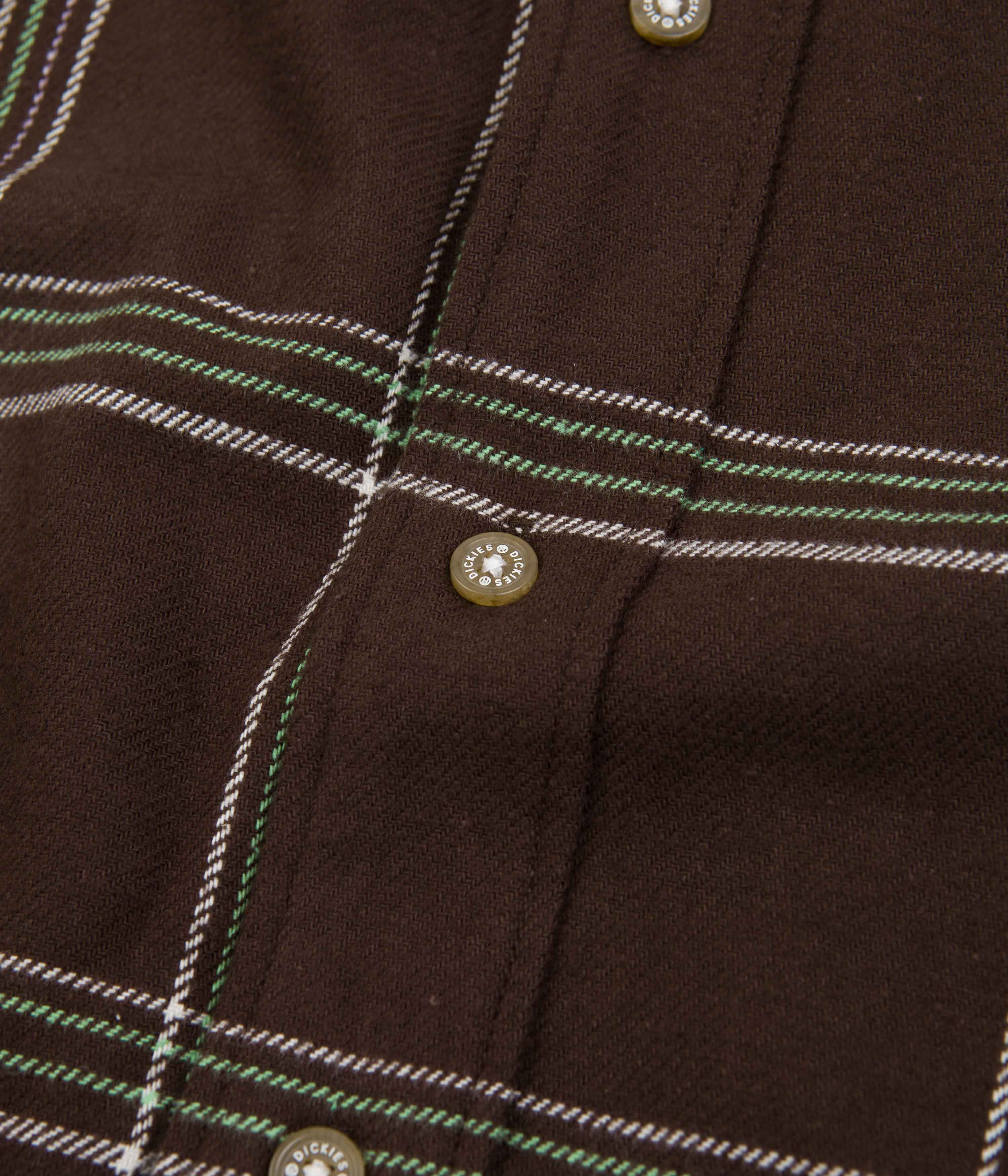 Dickies Warrenton Shirt - Stylish Dark Brown