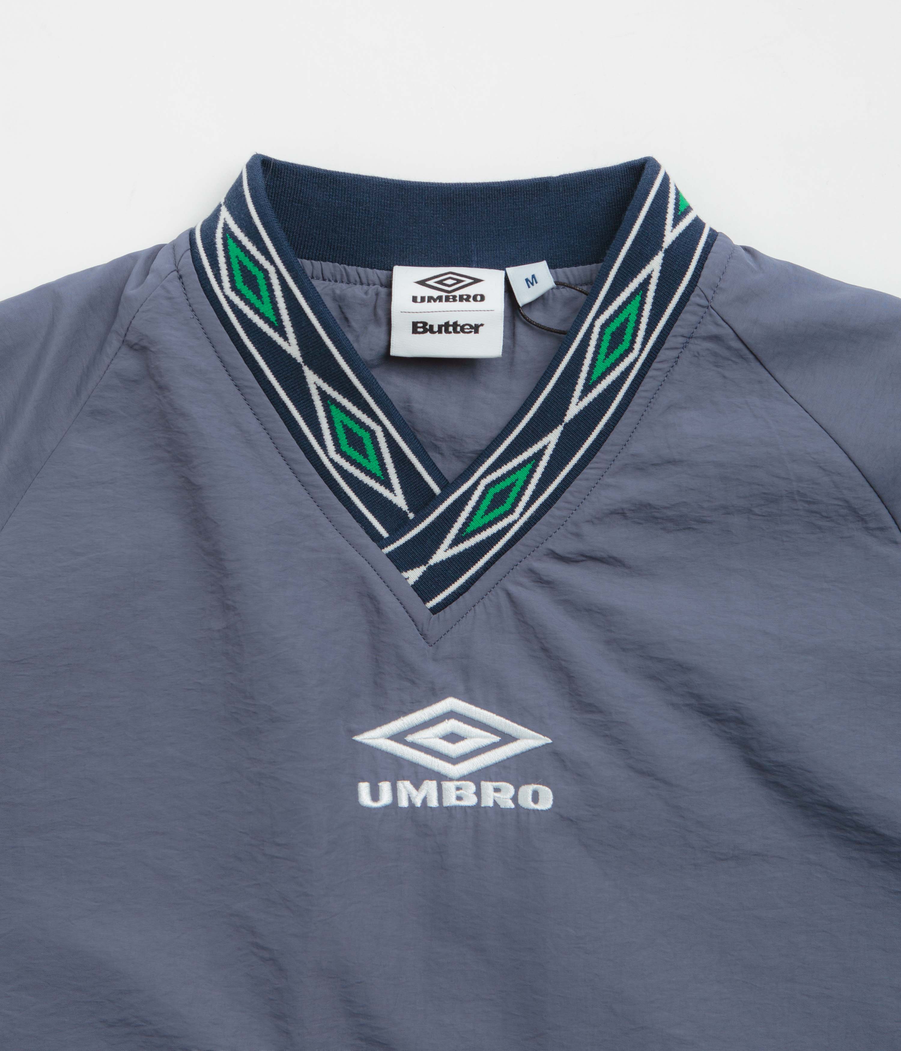 Butter Goods x Umbro Slate/Navy Training Sweatshirt - A Must - Have Collaboration!