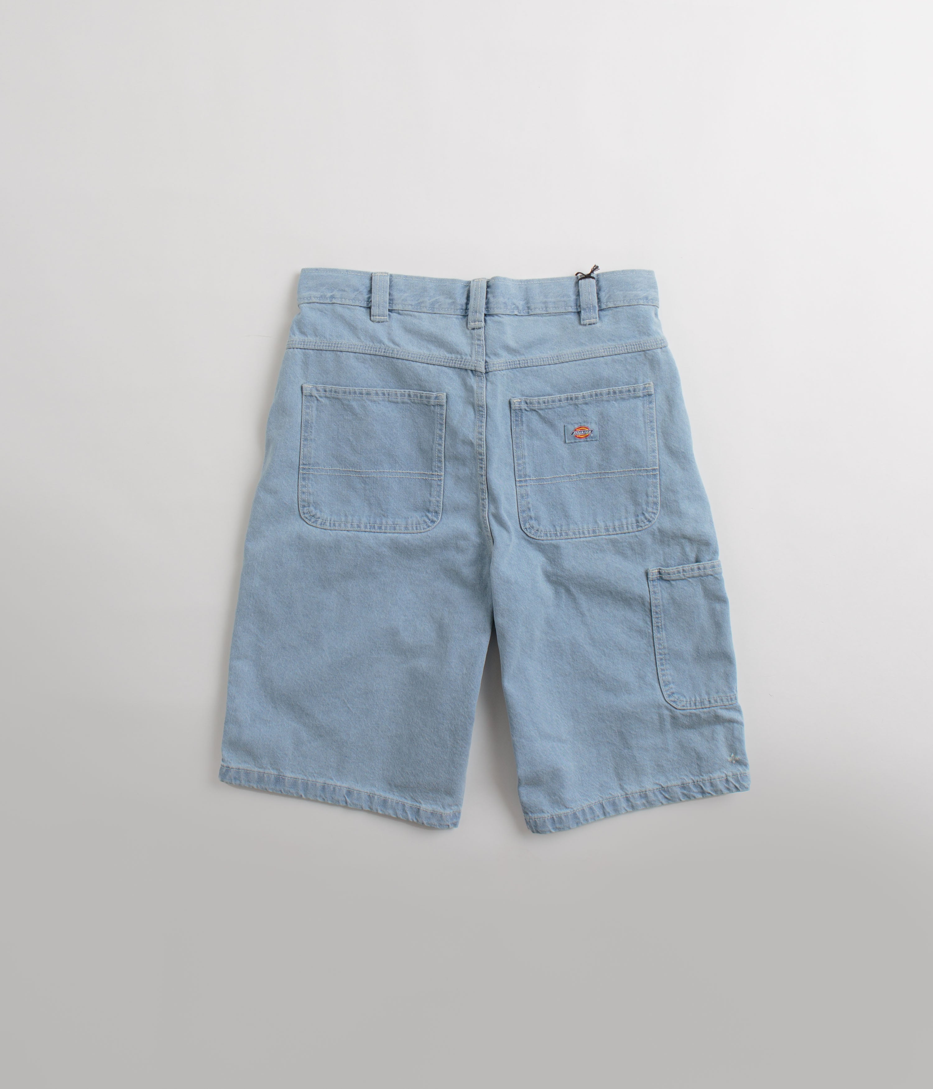 Dickies Madison Vintage Aged Blue Denim Shorts - Timeless Style!
