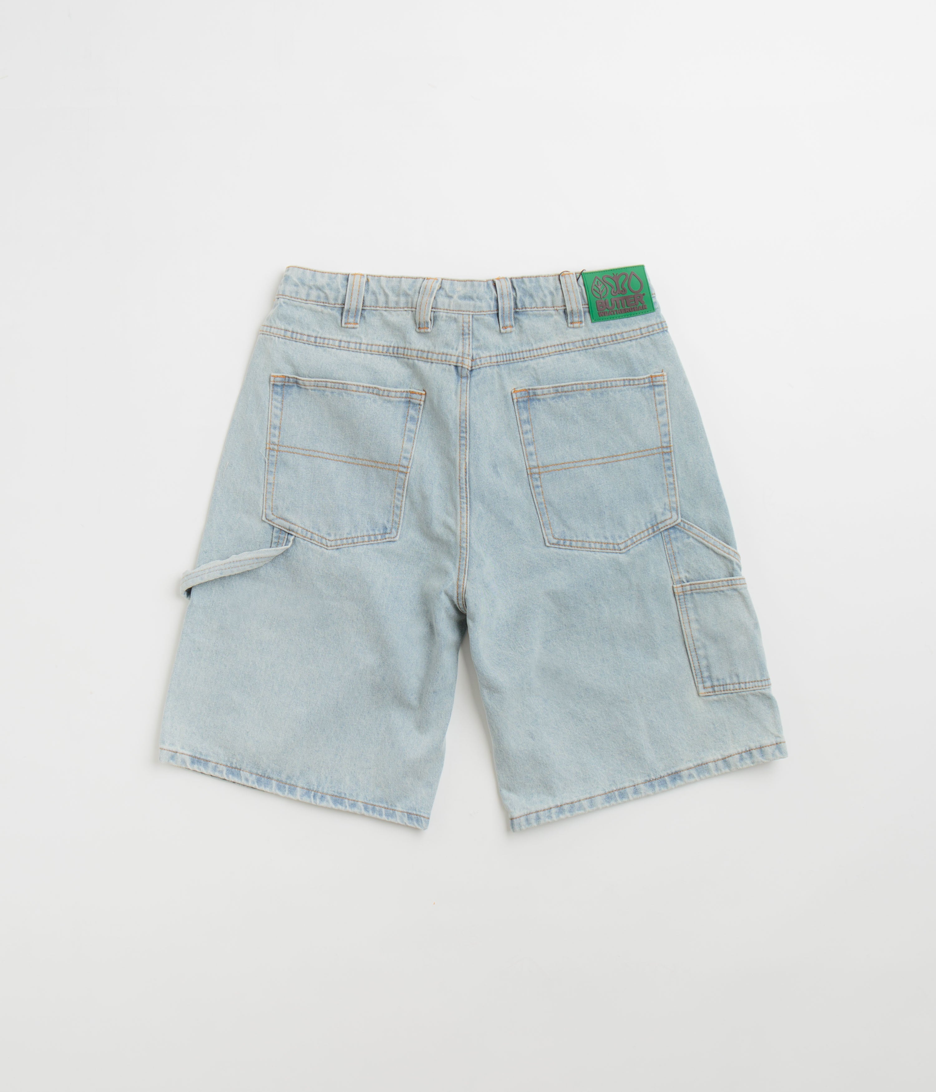 Butter Goods' Stunning Faded Light Wash Weathergear Denim Shorts