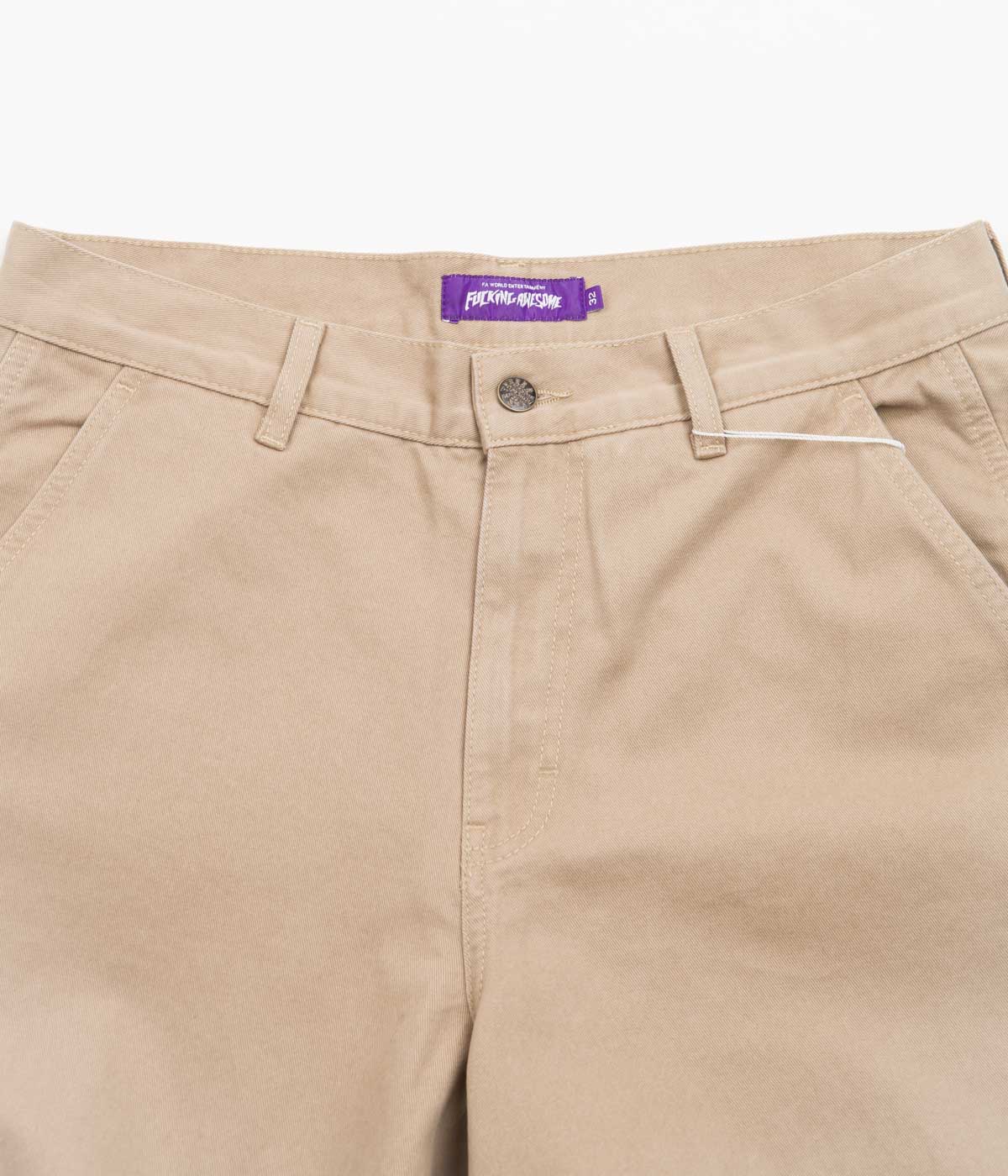 Fucking Awesome Khaki Baggy Cargo Pants - A Tribute to '90s Skate Style