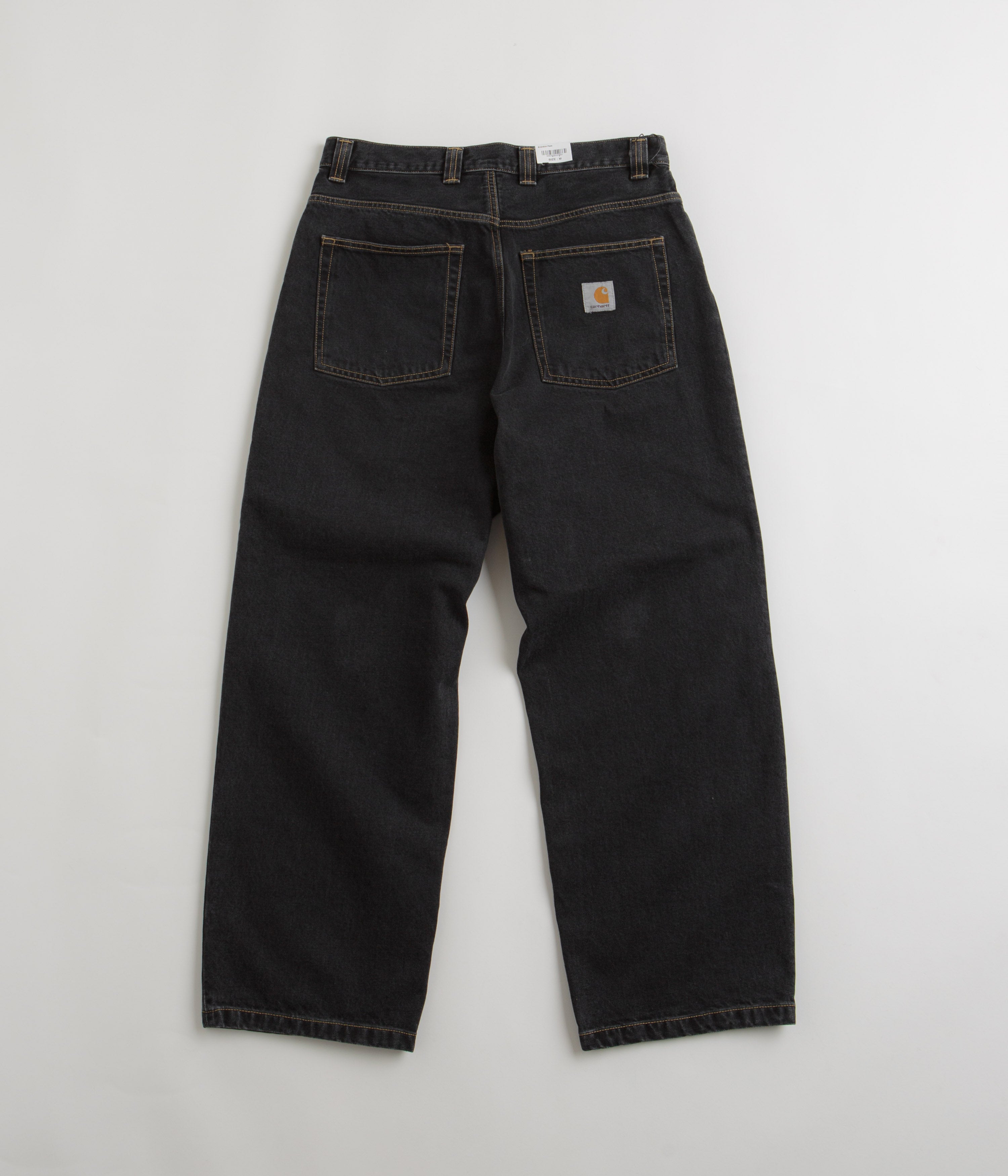 Carhartt Brandon Black Stone Wash Denim Pants - A Must - Have!