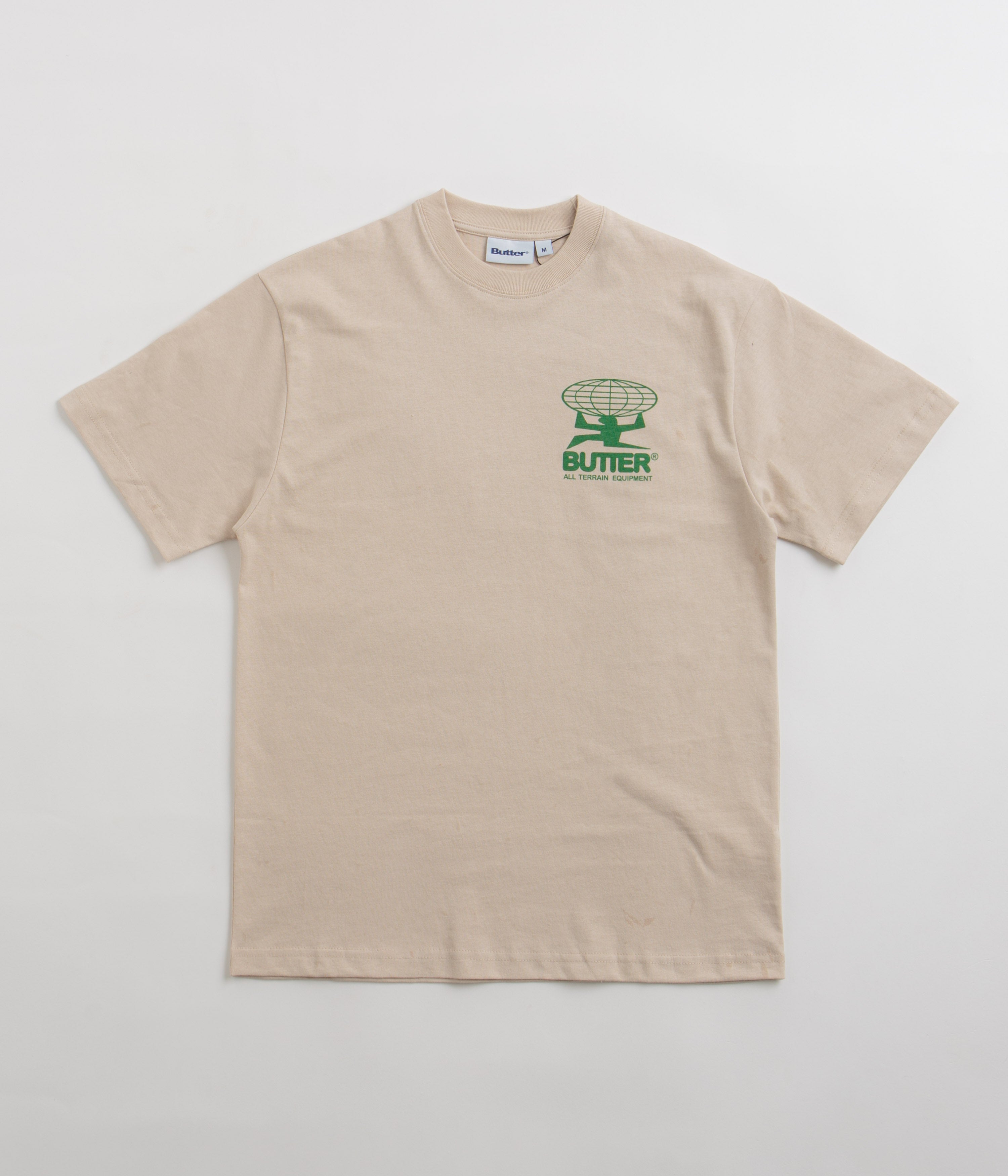 Butter Goods All Terrain T-Shirt - Stunning Sand / Green