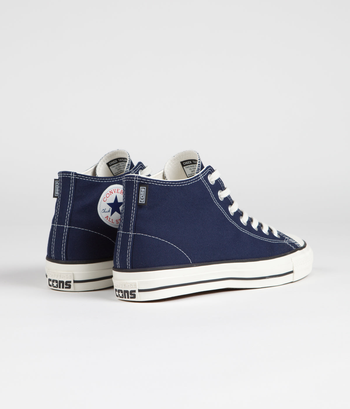 Converse CTAS Pro Canvas Mid Shoes - Stunning Midnight Navy / Black / Egret