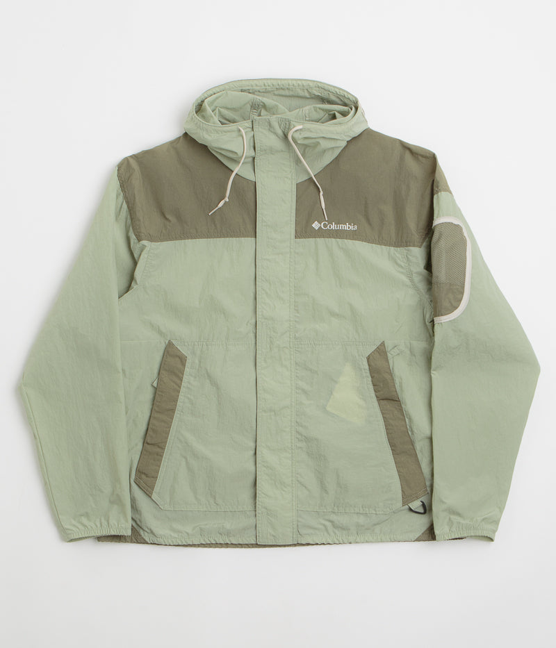 Columbia Challenger II Windbreaker Jacket - Stunning Safari / Stone Green