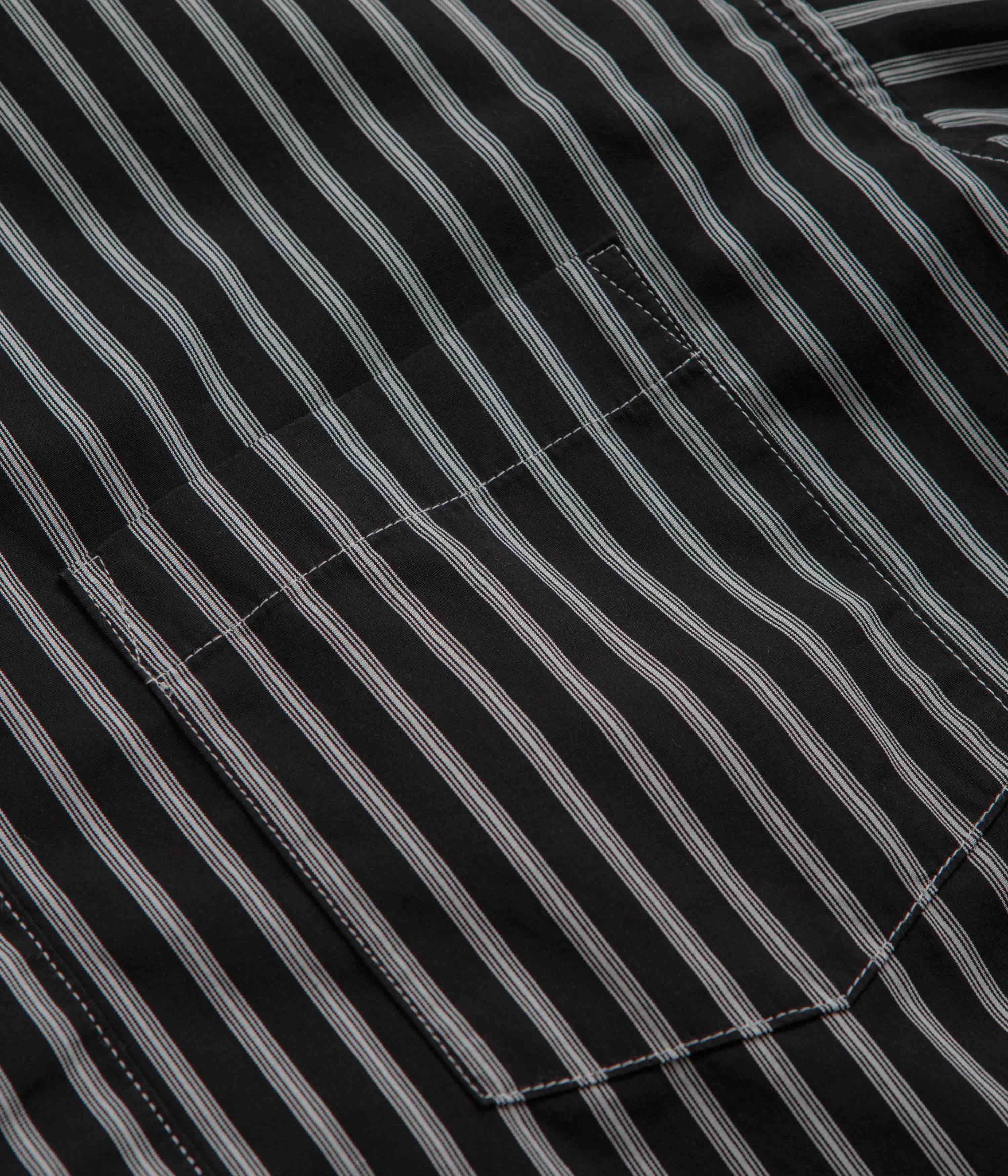 Carhartt Ligety Stripe Poplin Shirt - Striking Black/Wax Design