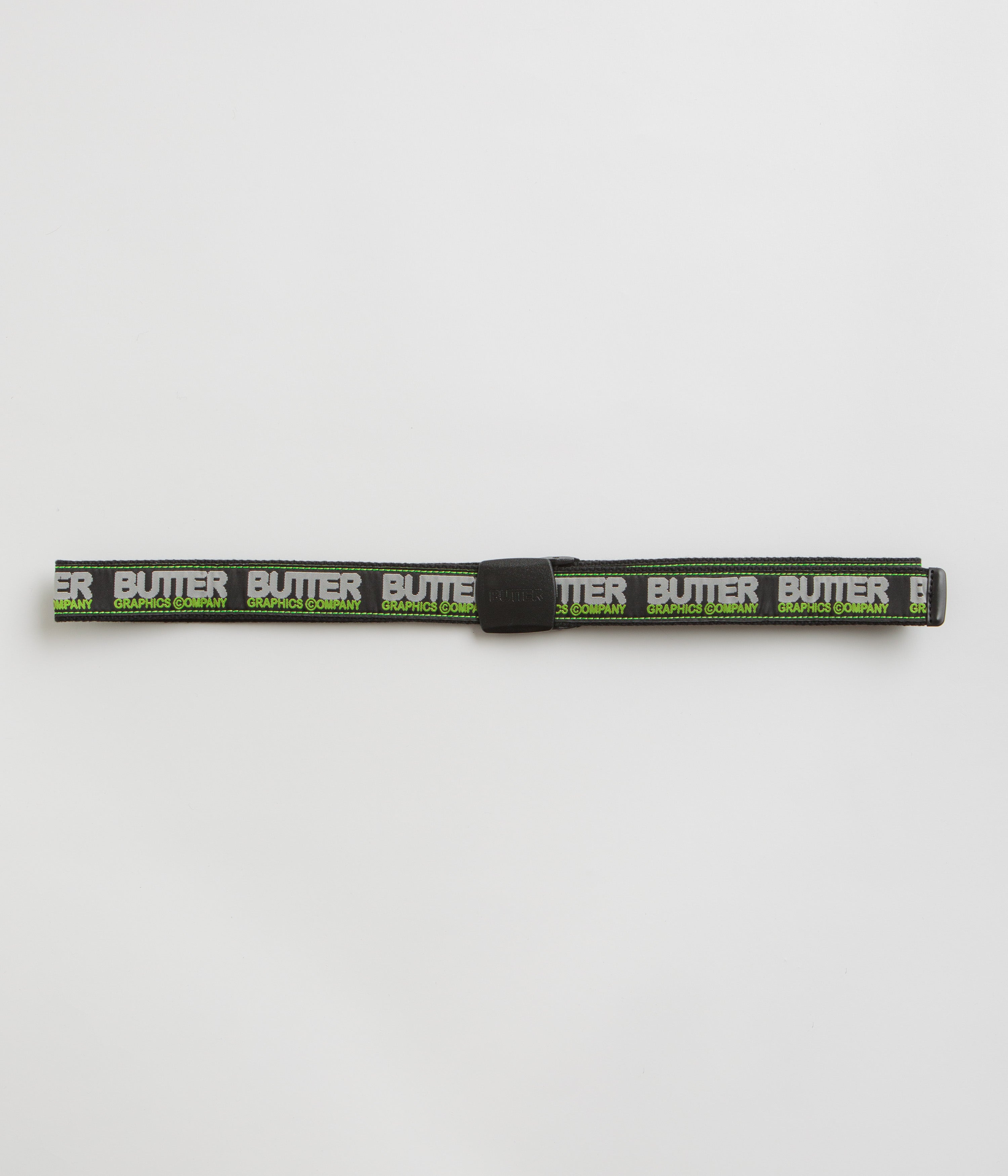 Butter Goods Black Program Woven Belt - A Stylish Essential