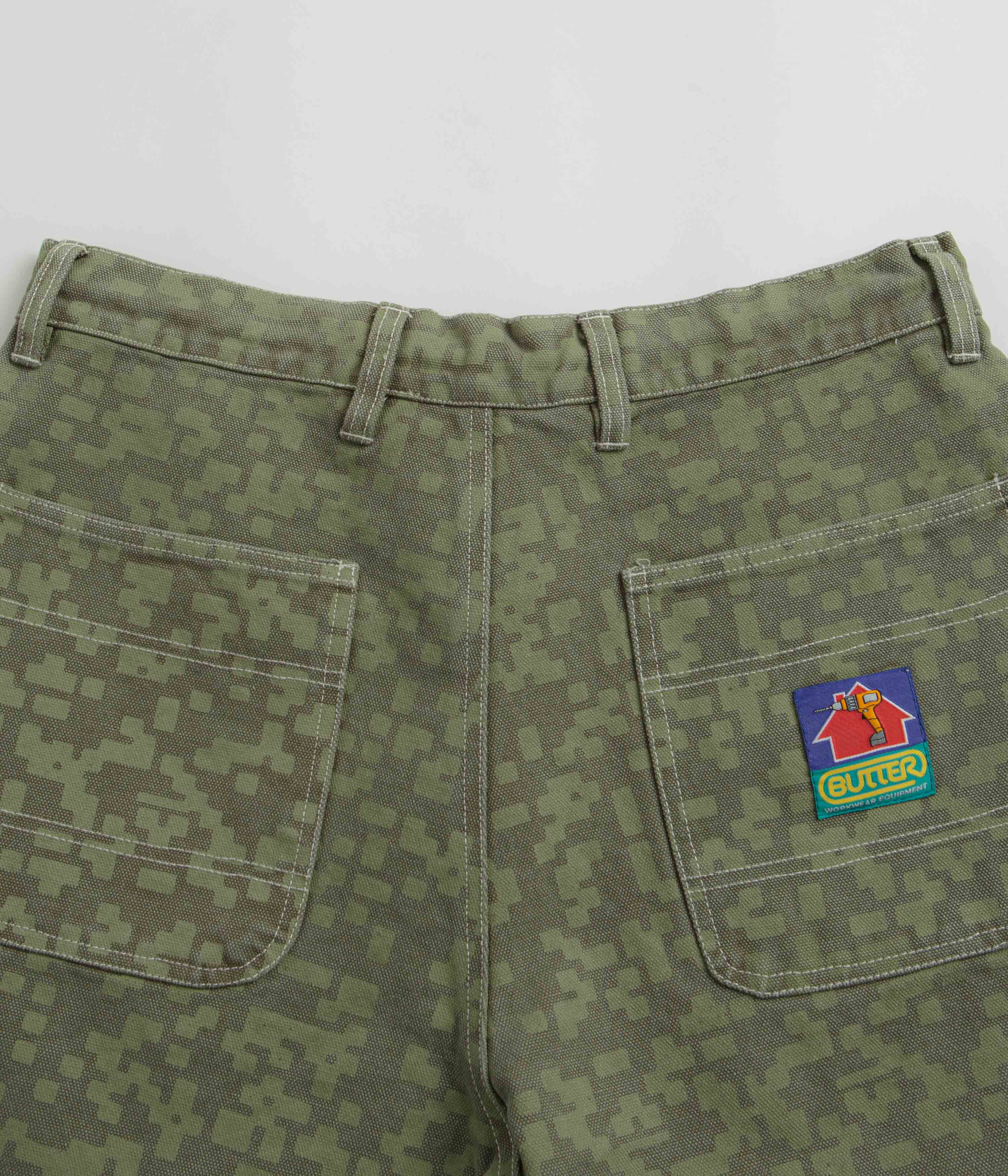 Butter Goods Army Green Work Shorts - A Must-Have!
