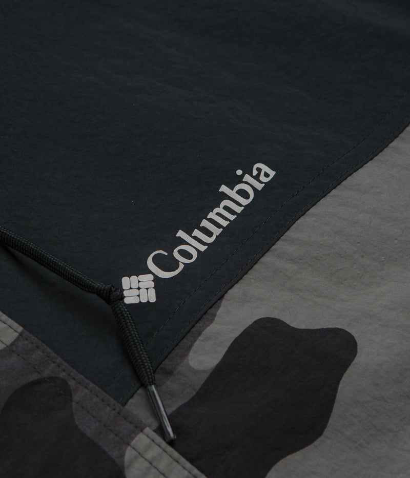Columbia Challenger II Novelty Windbreaker Jacket - Stylish Black Mod Camo Design