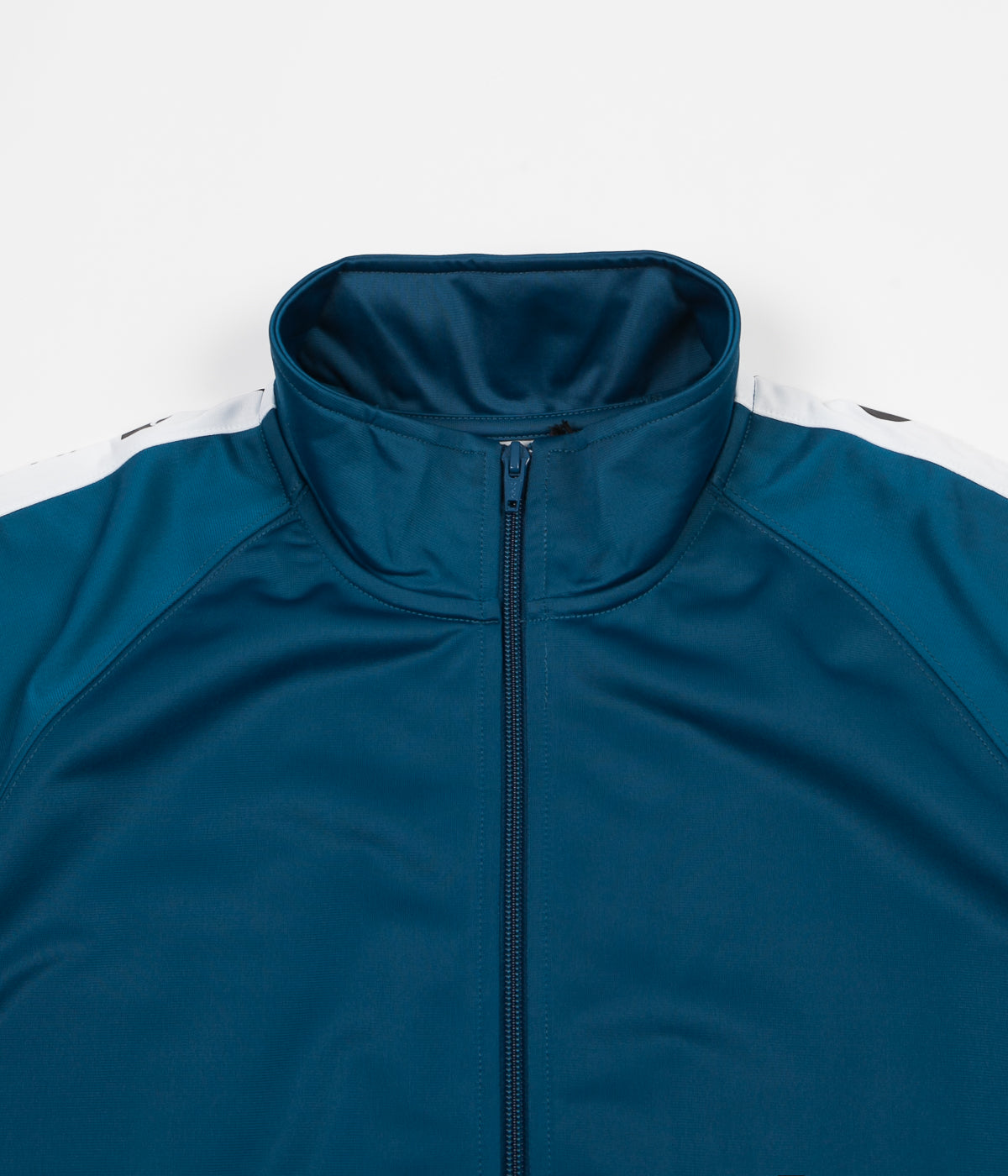 Carhartt Goodwin Track Jacket - Corset Blue/White: A Vintage-Inspired Fashion Statement