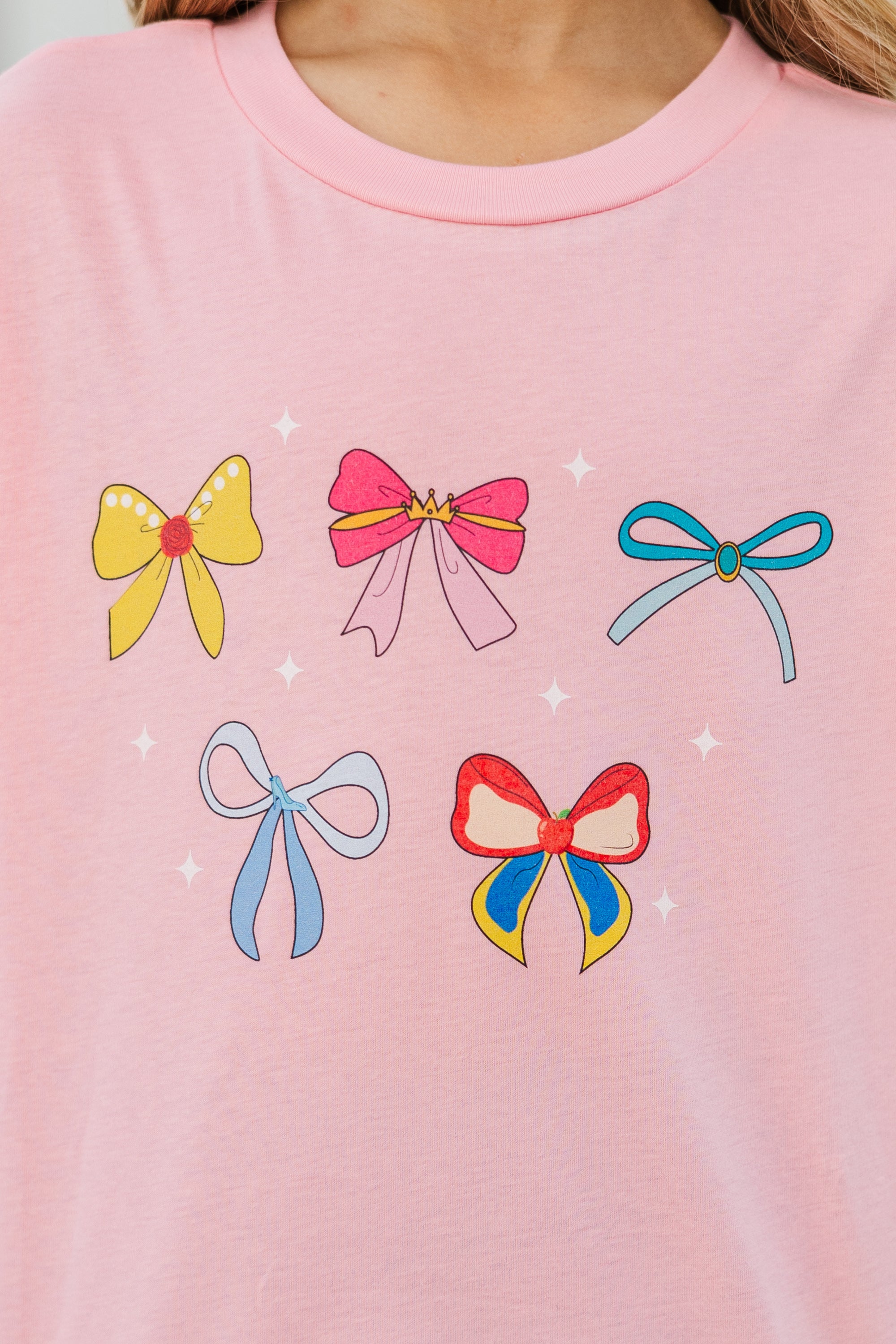 Girls' Princess Era Blush Graphic Tee - A Fairy - Tale Fashion Delight!