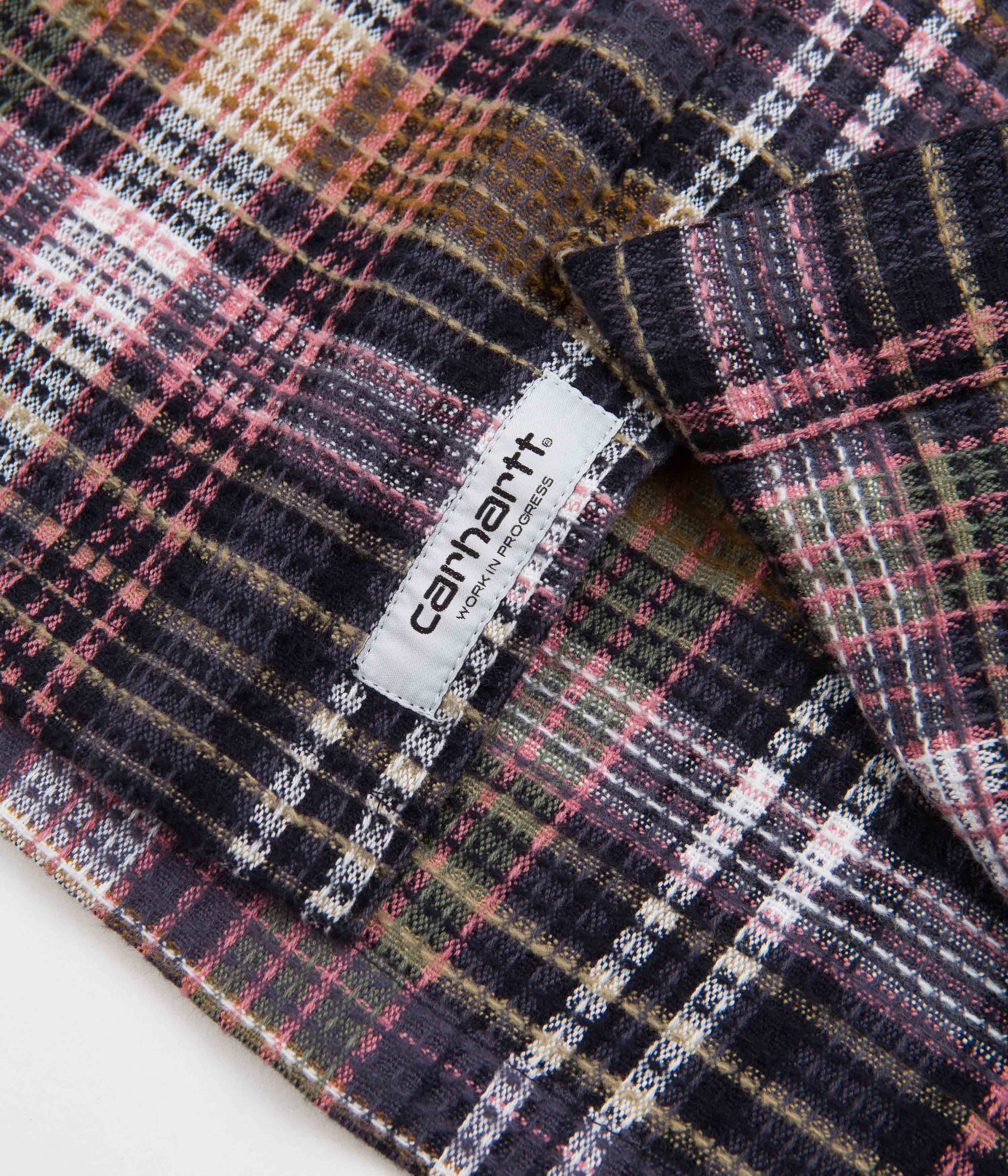 Carhartt Valmon Shirt - Stunning Valmon Check in Hamilton Brown