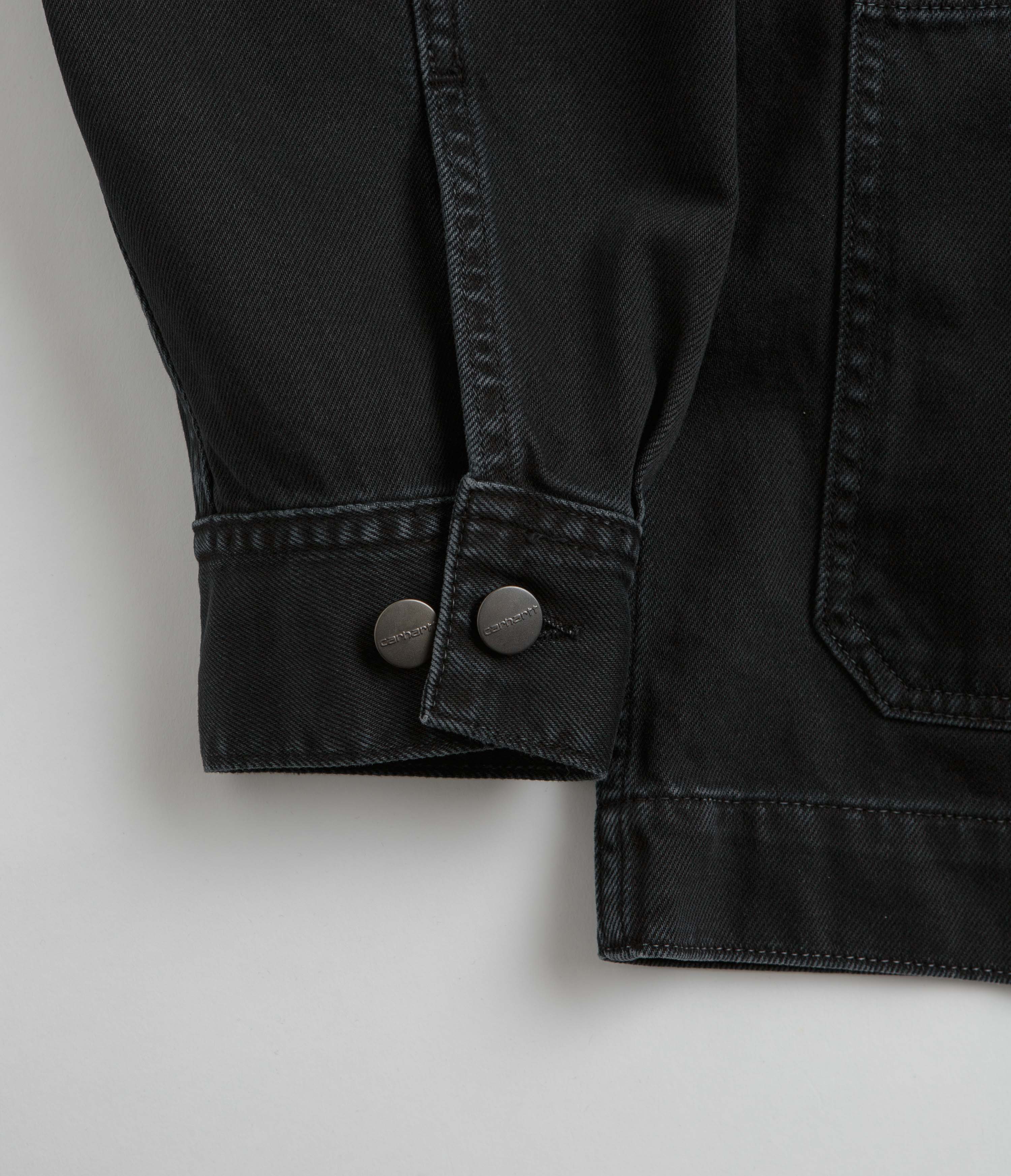 Carhartt Stone Dyed Black Garrison Coat - A Timeless Workwear Essential