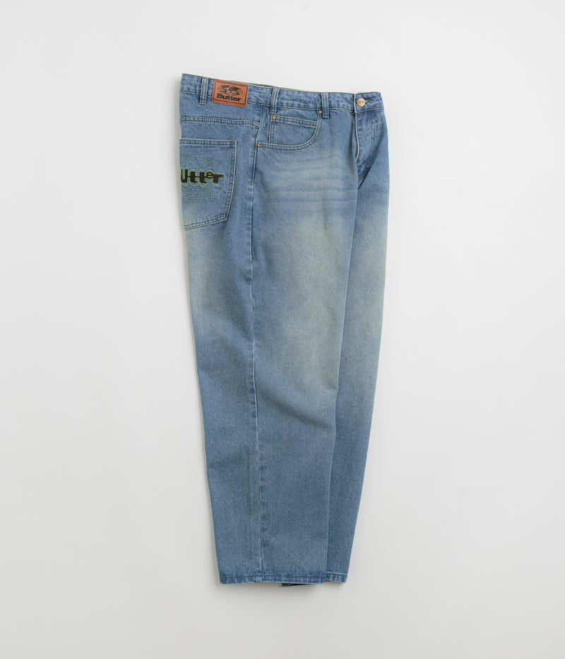 Butter Goods Warped Jeans - Stunning Washed Mid Blue