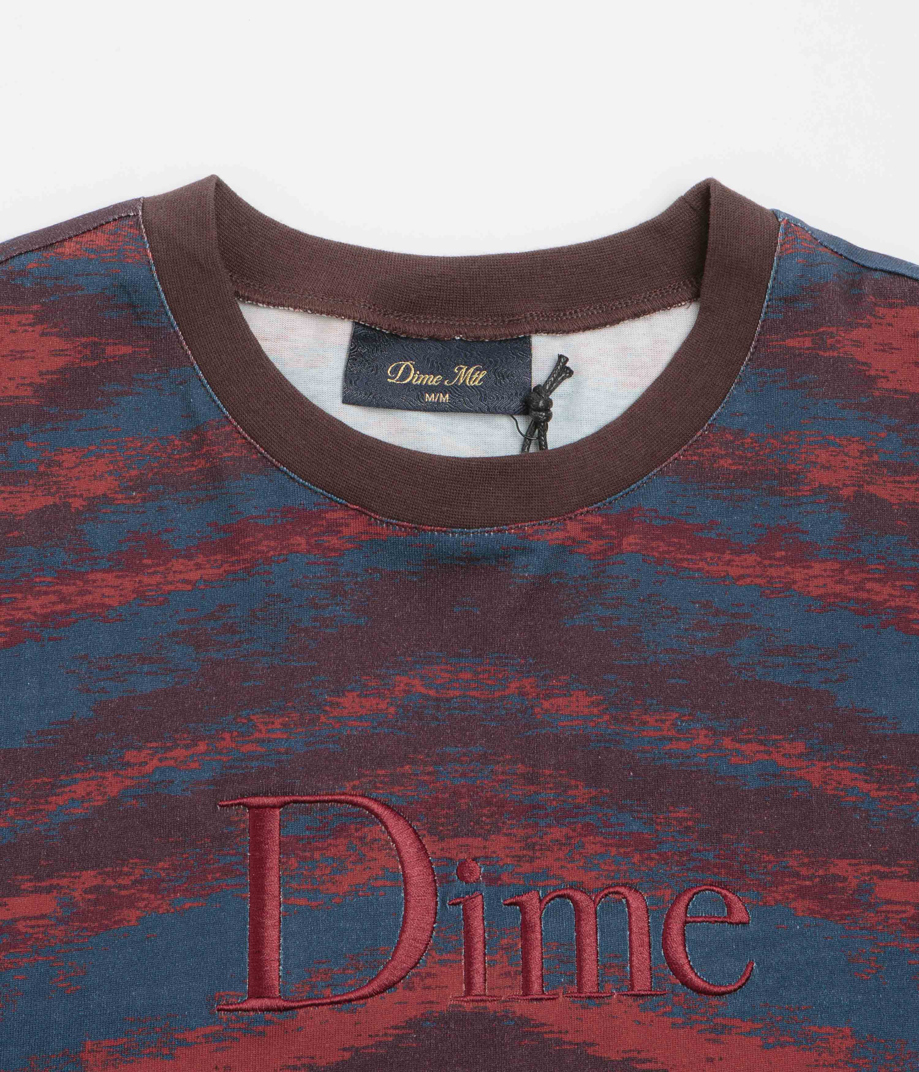 Stunning Dime Brushstroke Shirt in Bordeaux - A Must-Have!