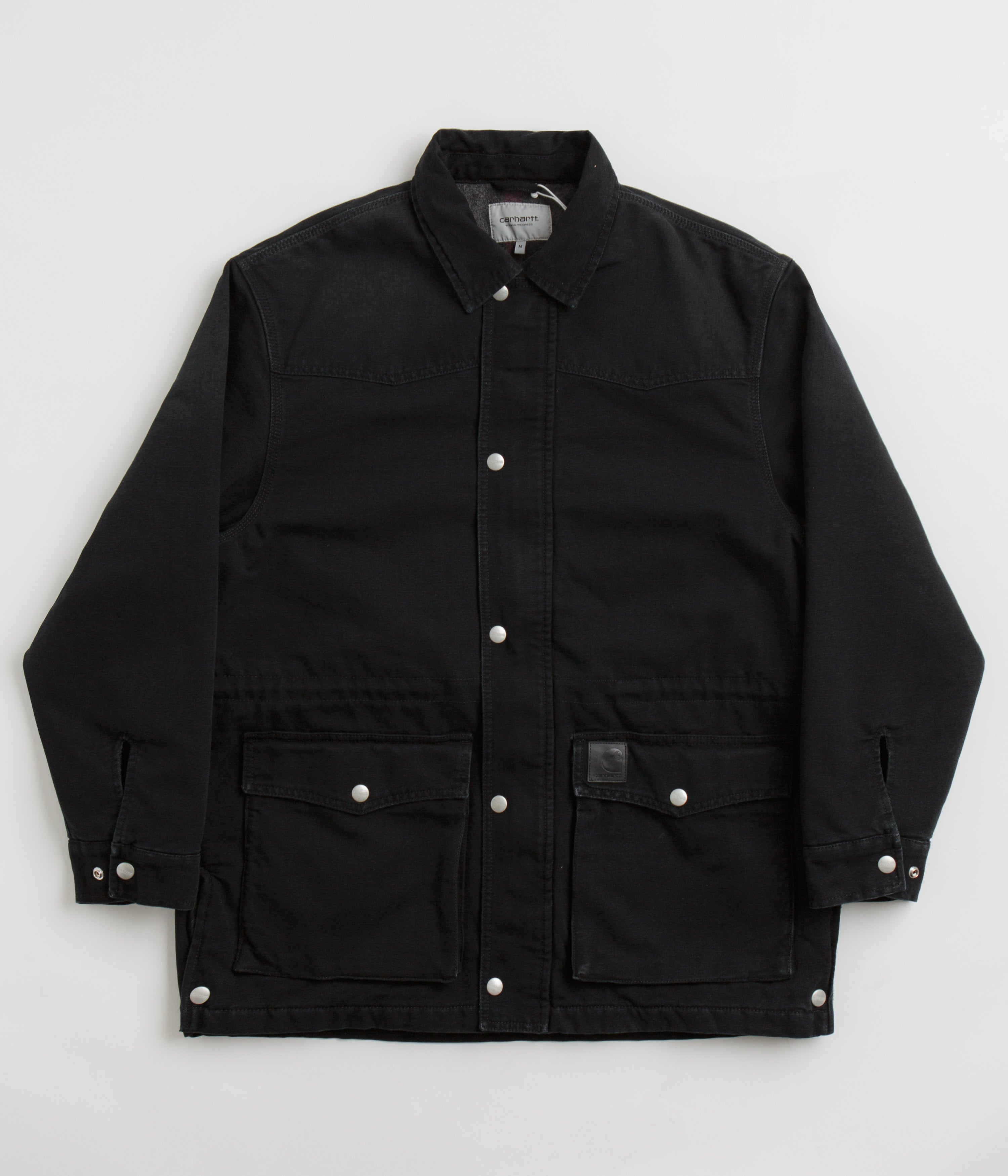 Carhartt OG Santa Fe Coat - Stylish Black & Black Stone