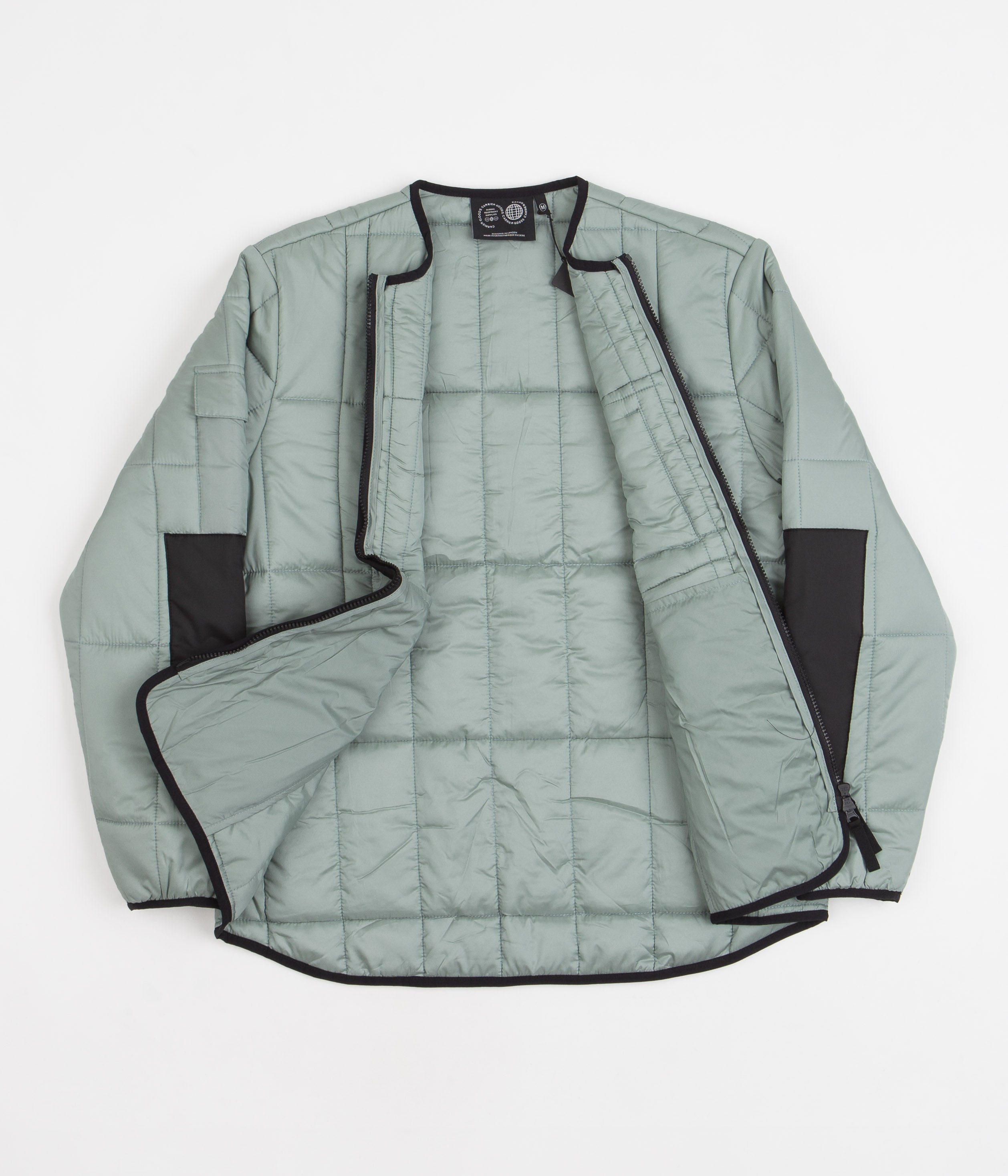 Carrier Goods Sage Quilted Zip-Through Jacket: An Outdoor Essential
