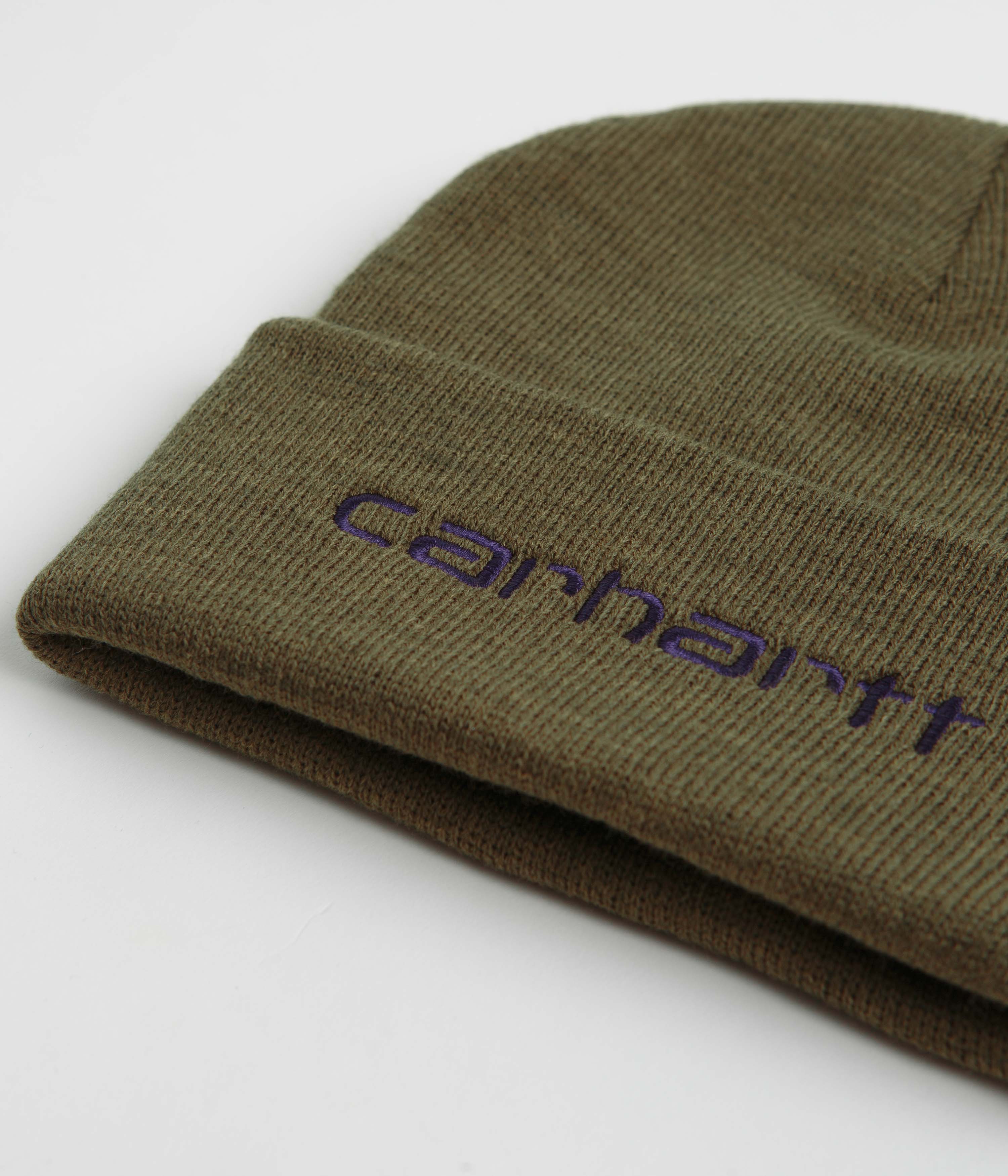 Carhartt Script Beanie - Stunning Highland / Cassis
