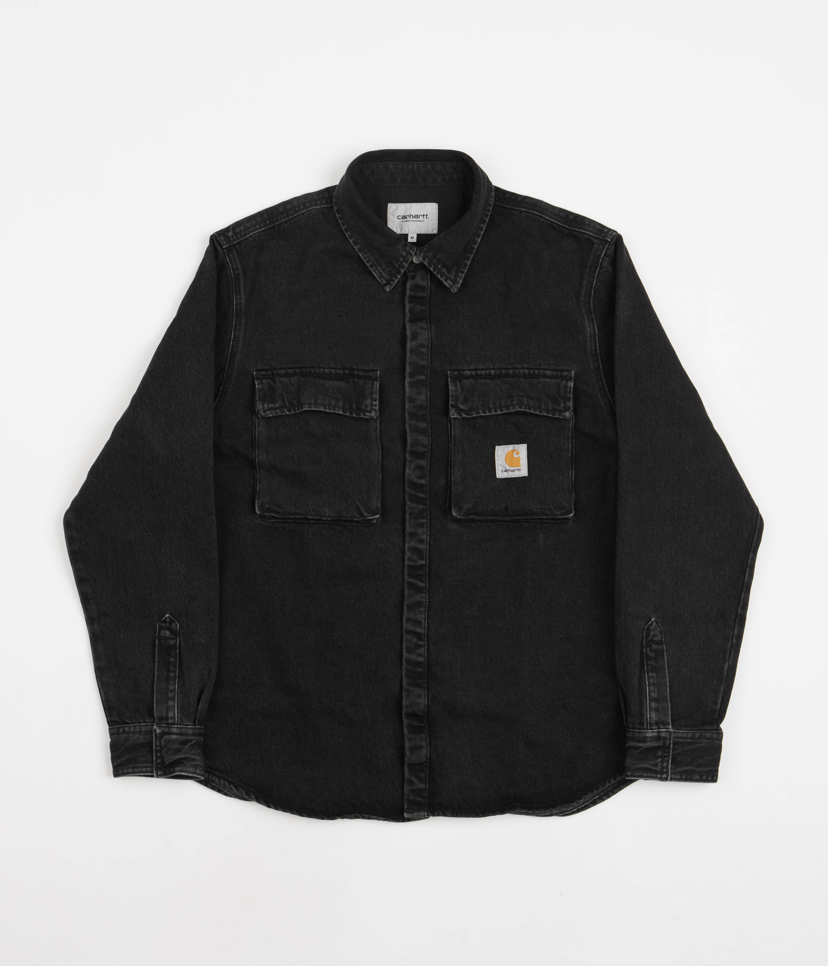 Carhartt Monterey Black Shirt Jacket - Timeless Workwear Style
