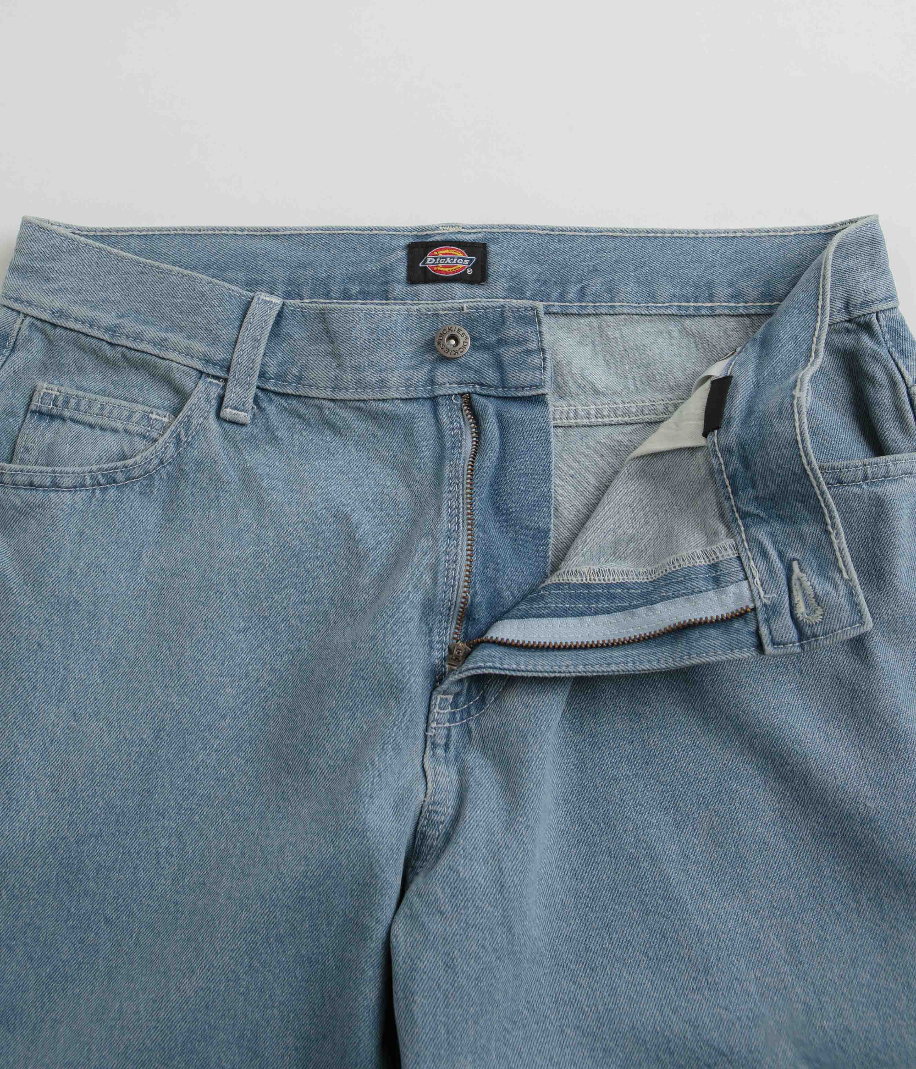 Dickies Light Wash Double Knee Jeans - A Must-Have for Style Enthusiasts!