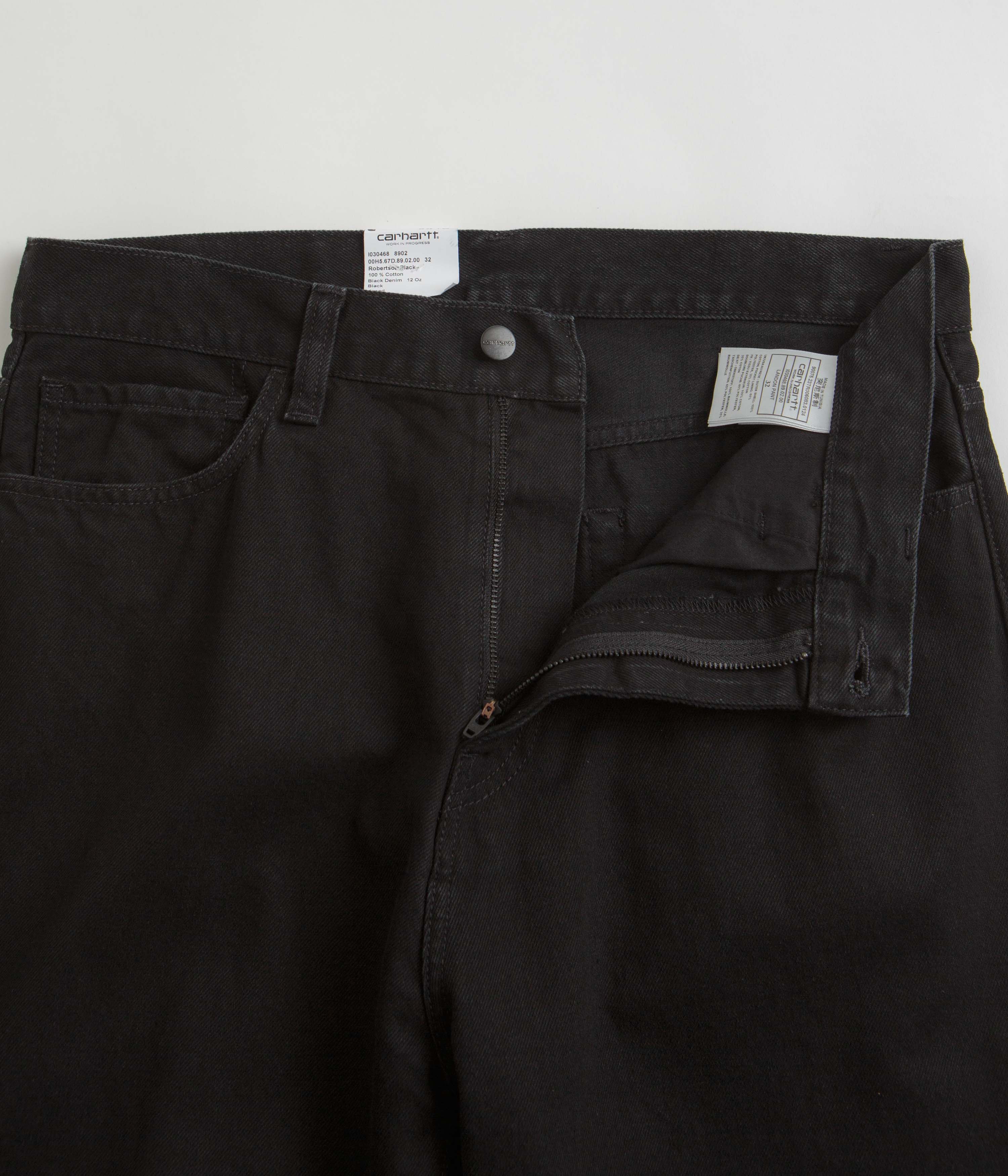 Carhartt Landon Pants - Stylish Black Rinsed Denim
