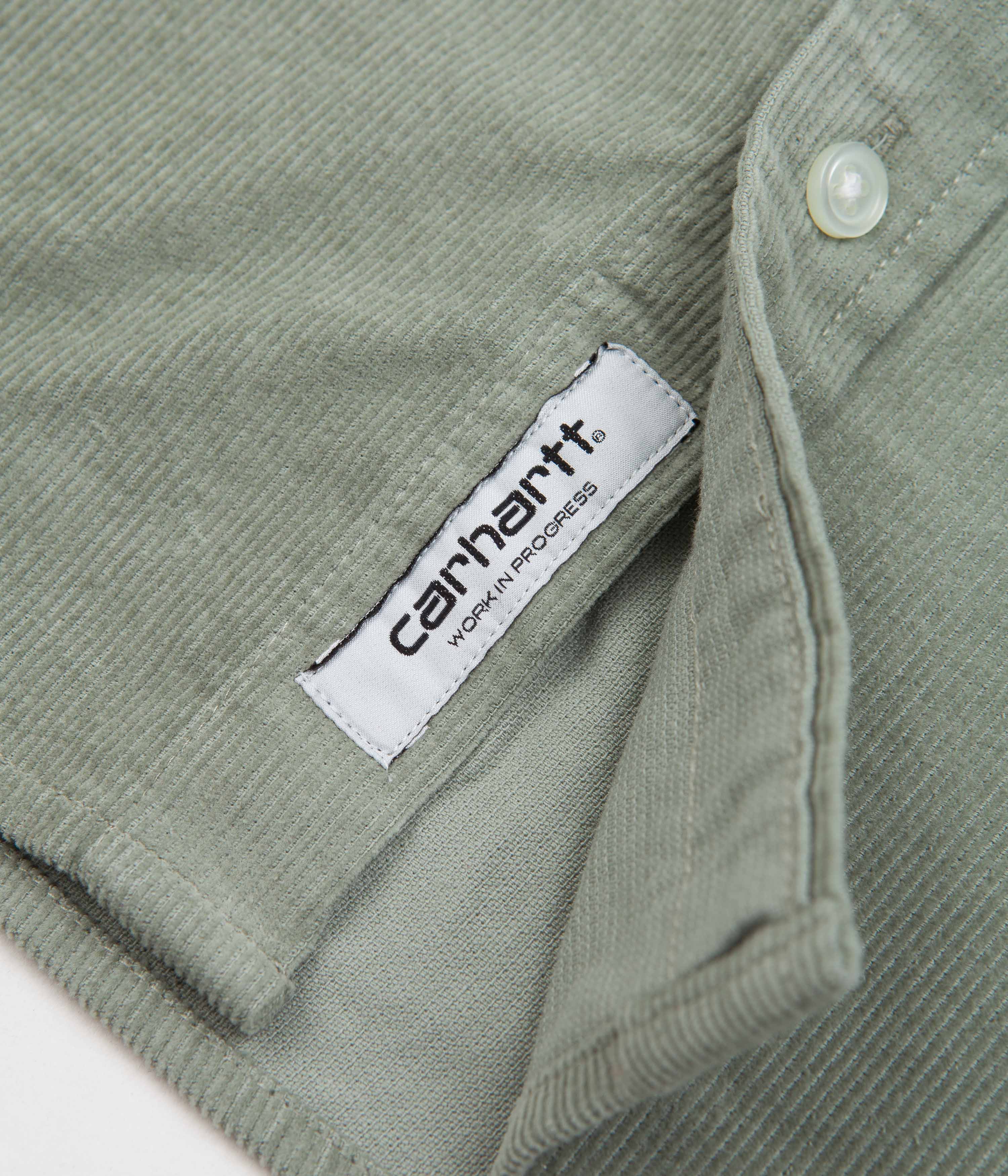 Carhartt Madison Fine Cord Shirt - Stunning Yucca/White Blend