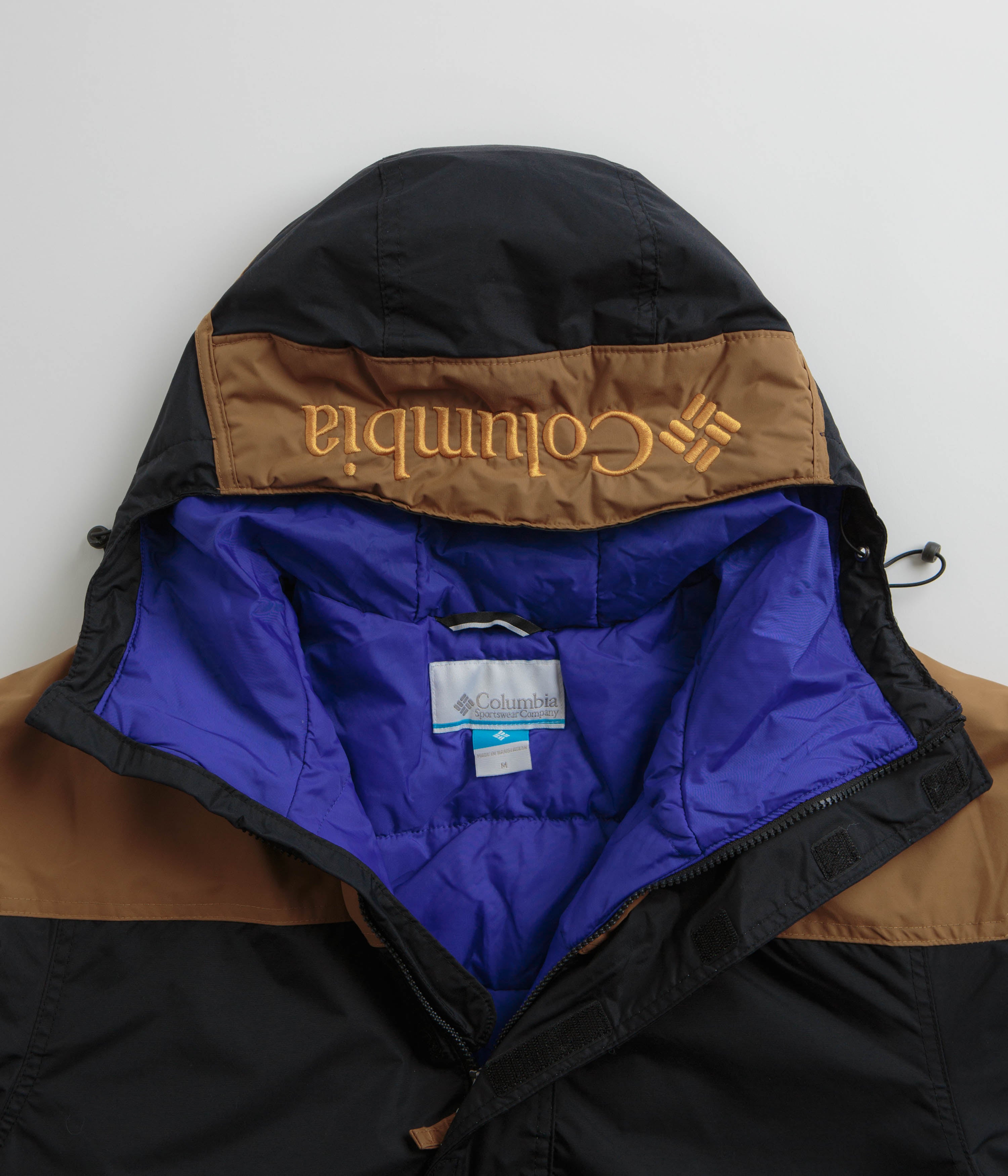 Columbia Challenger II Insulated Pullover Jacket - Stunning Black / Camel Brown