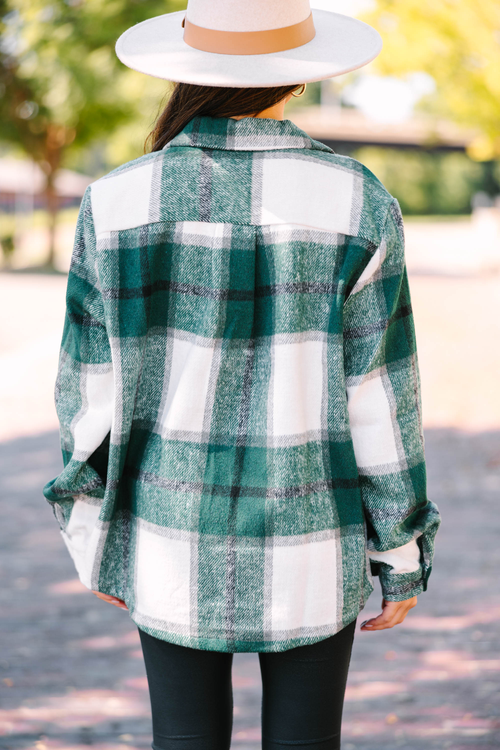 Unleash Your Best Self with the Green Plaid Shacket